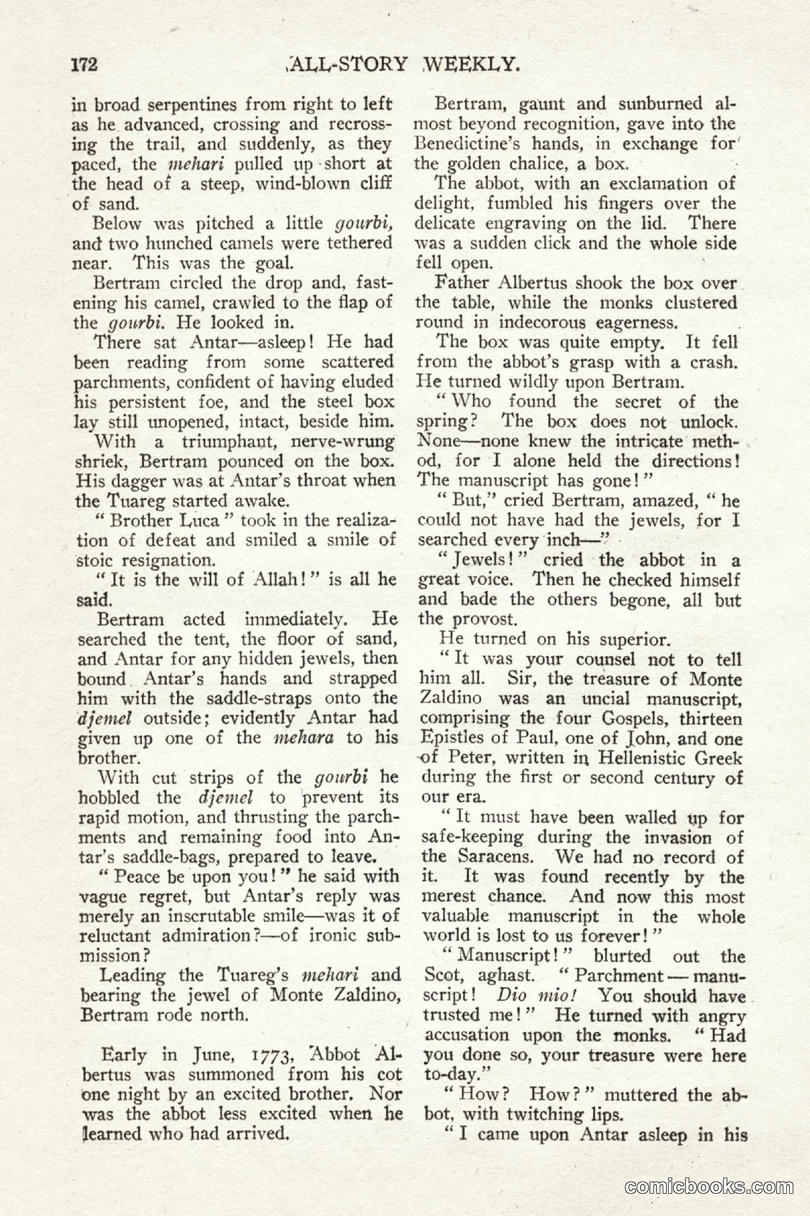 All Story Magazine, May 2, 1914 — page 182 of 276