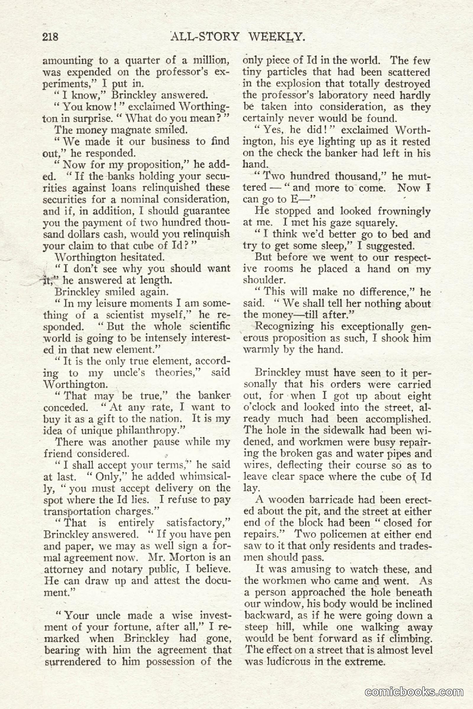 All Story Magazine, May 2, 1914 — page 228 of 276