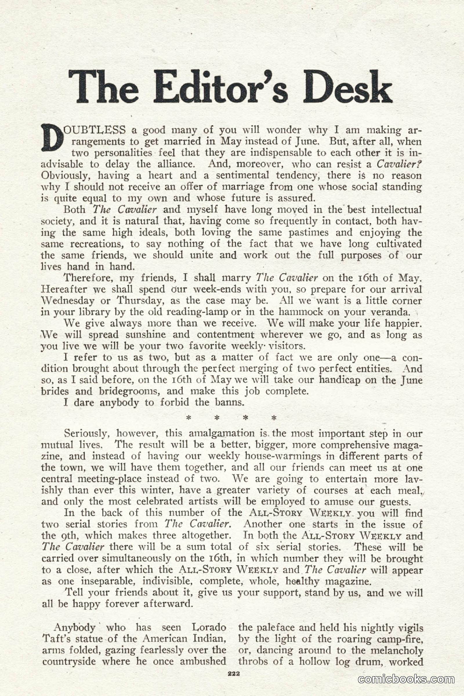 All Story Magazine, May 2, 1914 — page 232 of 276