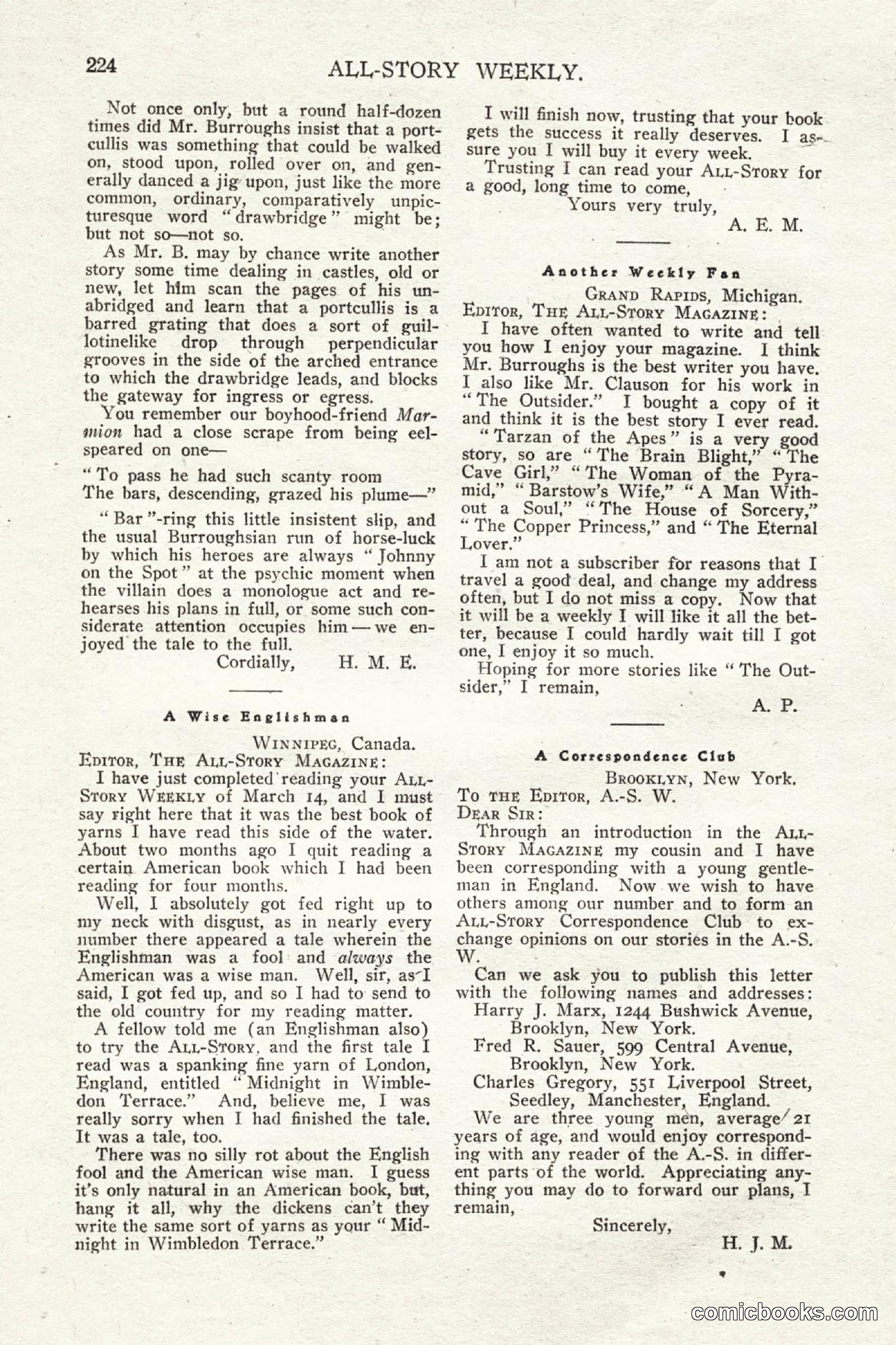 All Story Magazine, May 2, 1914 — page 234 of 276