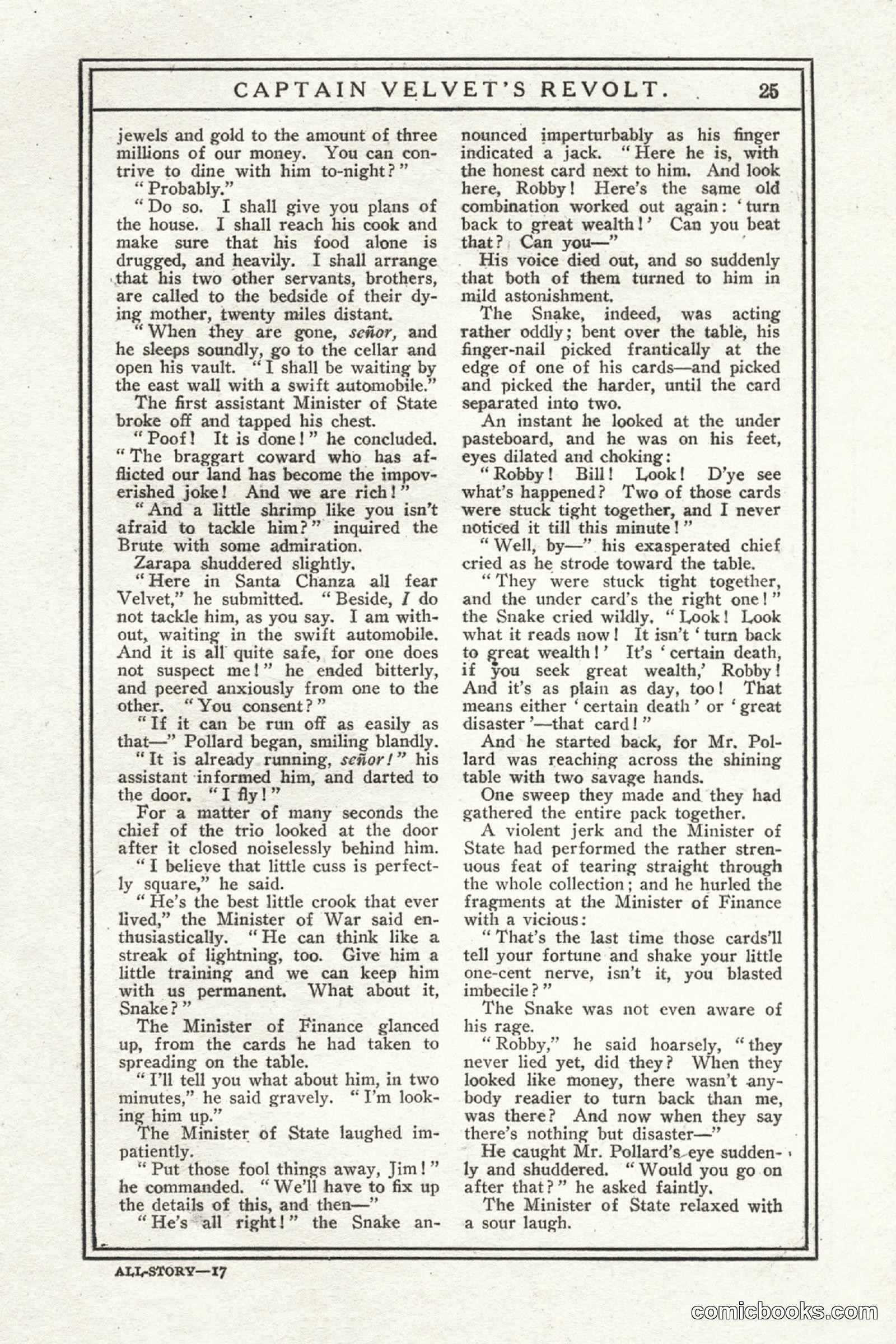 All Story Magazine, May 2, 1914 — page 259 of 276