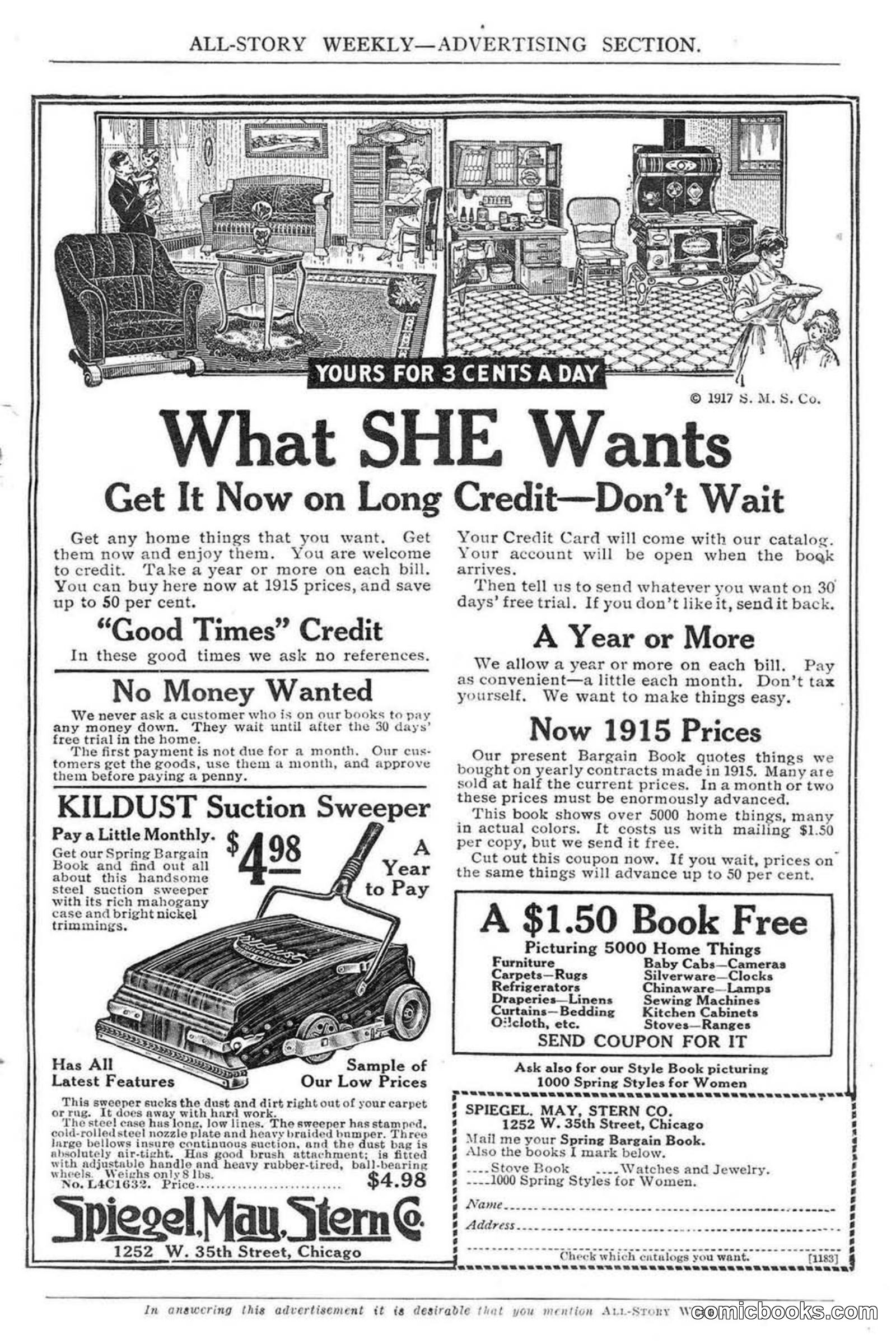All Story Magazine, February 3, 1917 — page 3 of 196
