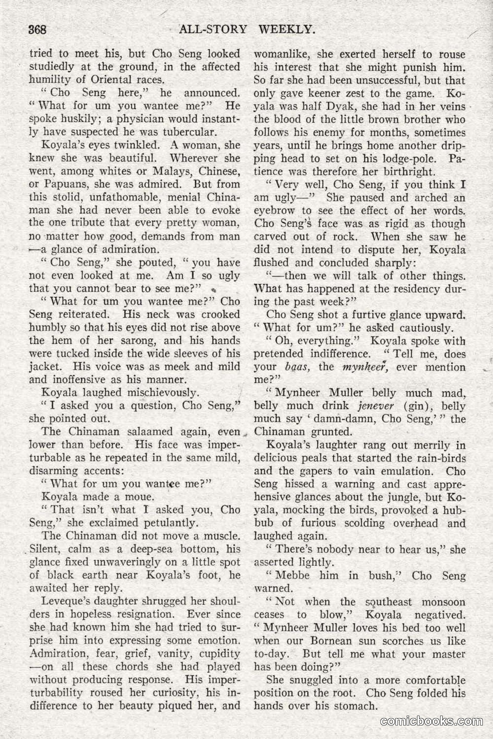 All Story Magazine, February 3, 1917 — page 26 of 196