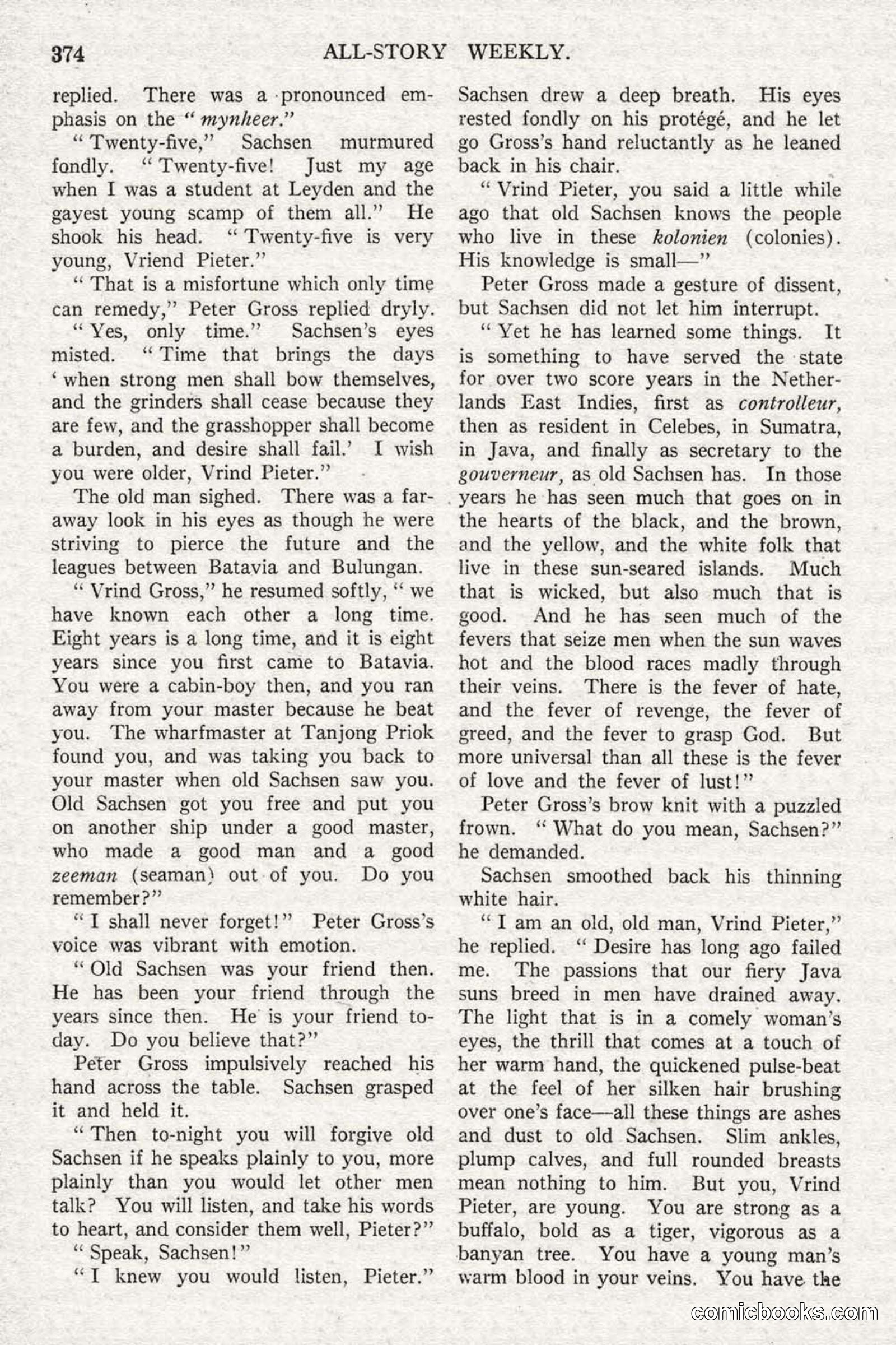 All Story Magazine, February 3, 1917 — page 32 of 196