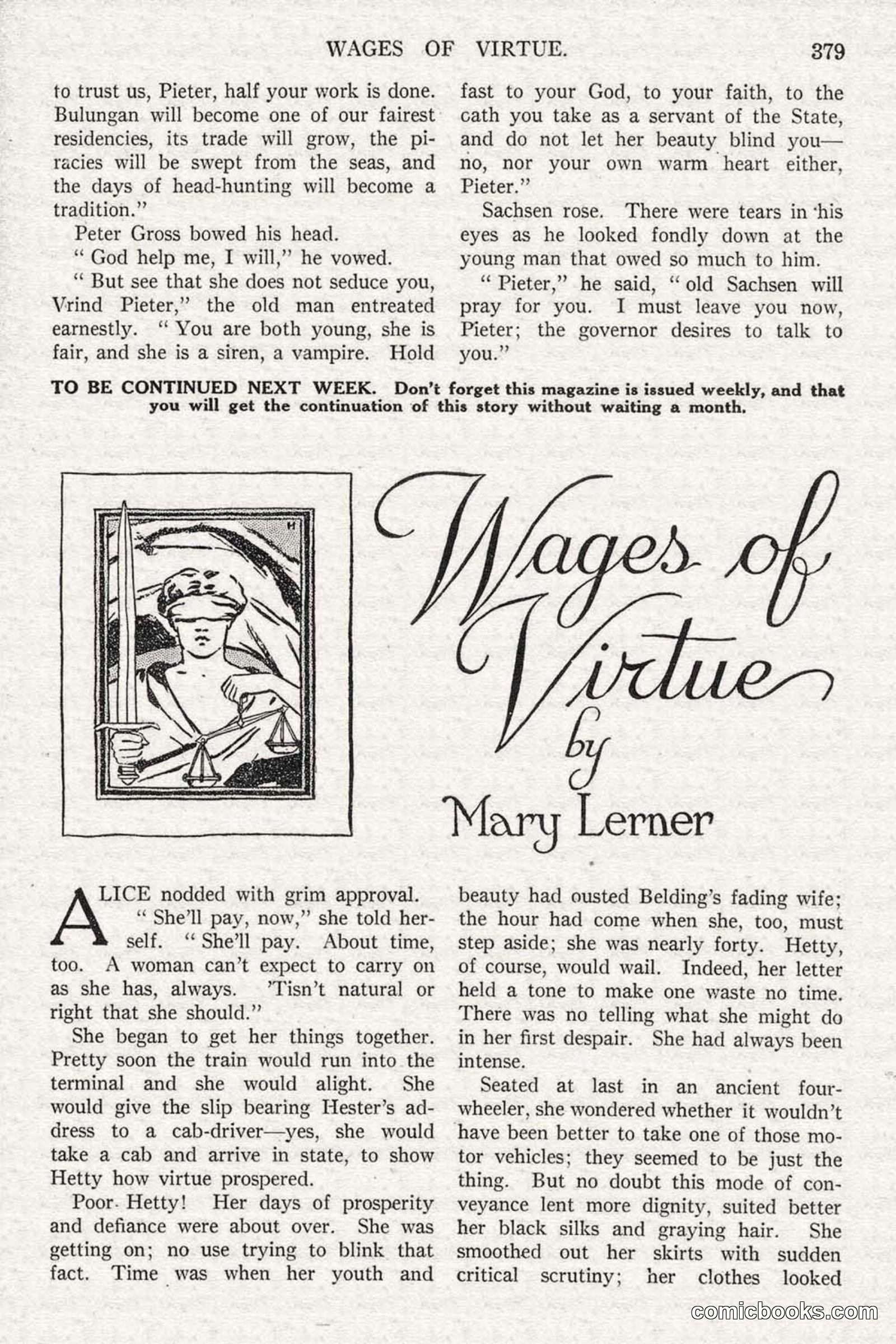 All Story Magazine, February 3, 1917 — page 37 of 196