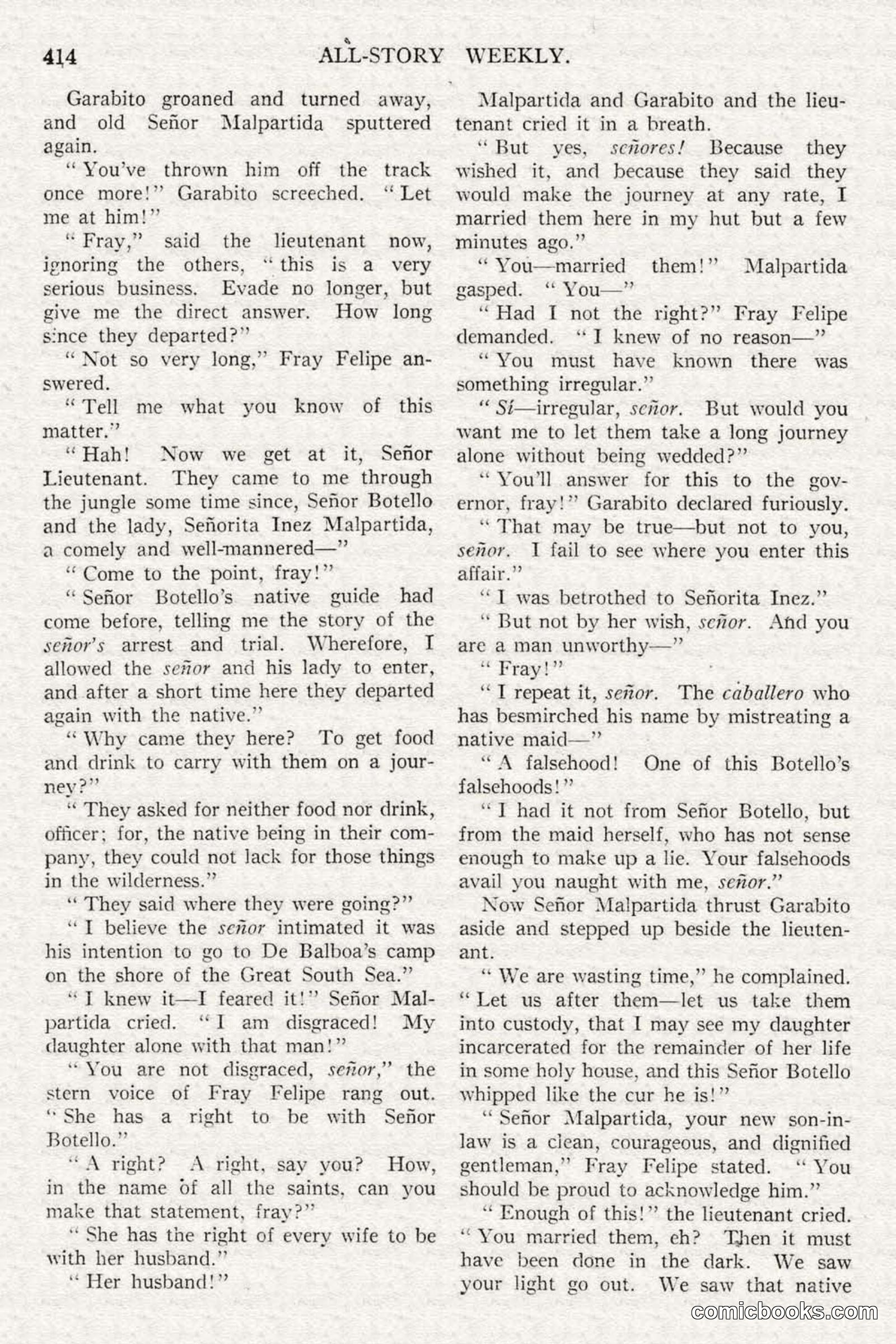 All Story Magazine, February 3, 1917 — page 72 of 196
