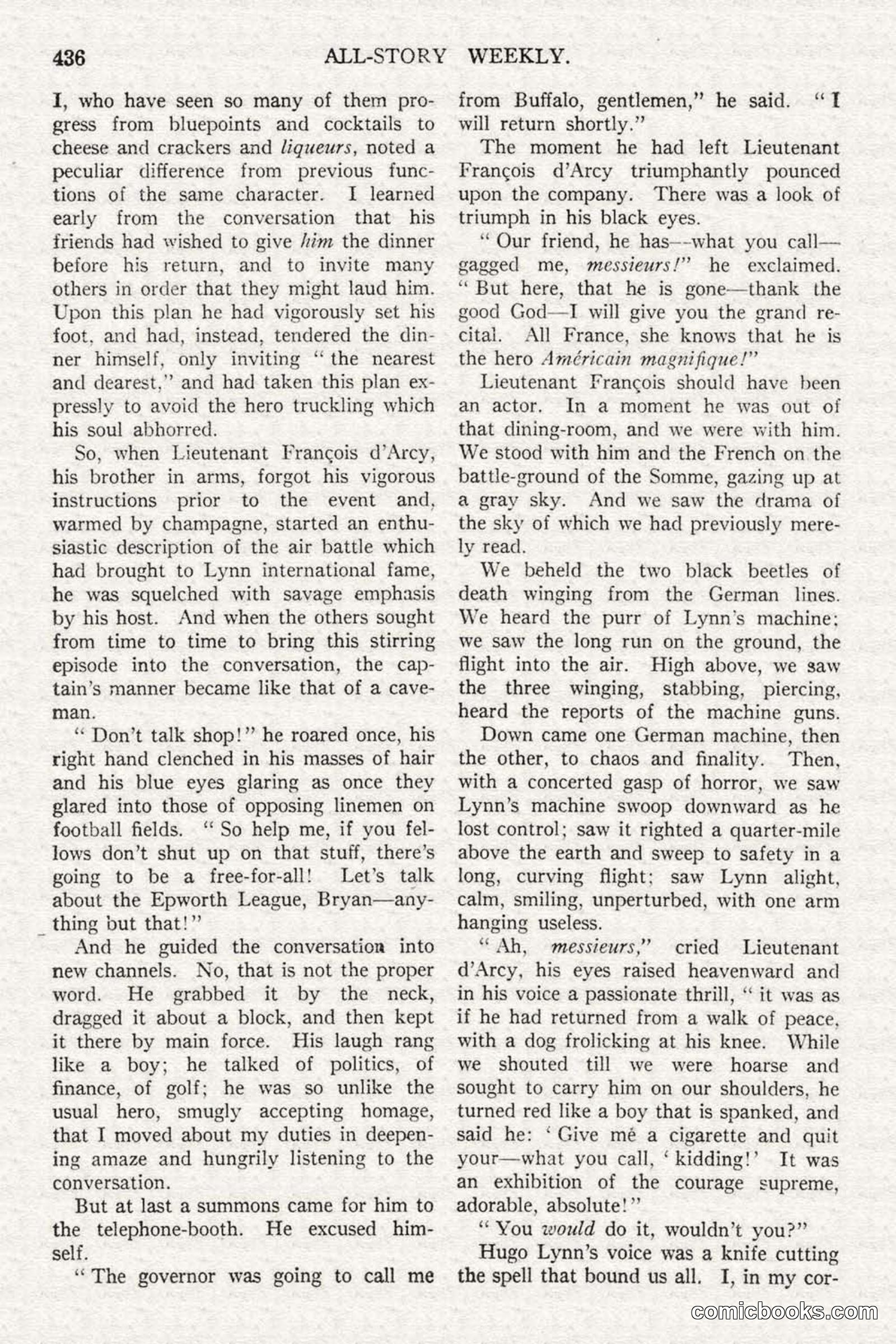 All Story Magazine, February 3, 1917 — page 94 of 196