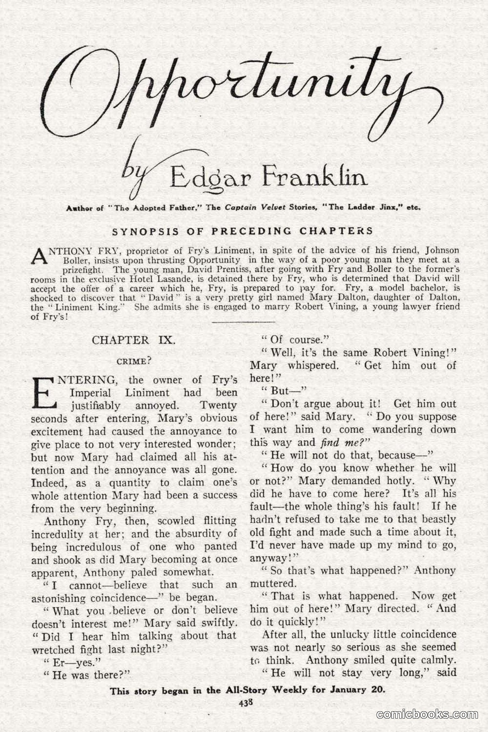 All Story Magazine, February 3, 1917 — page 96 of 196