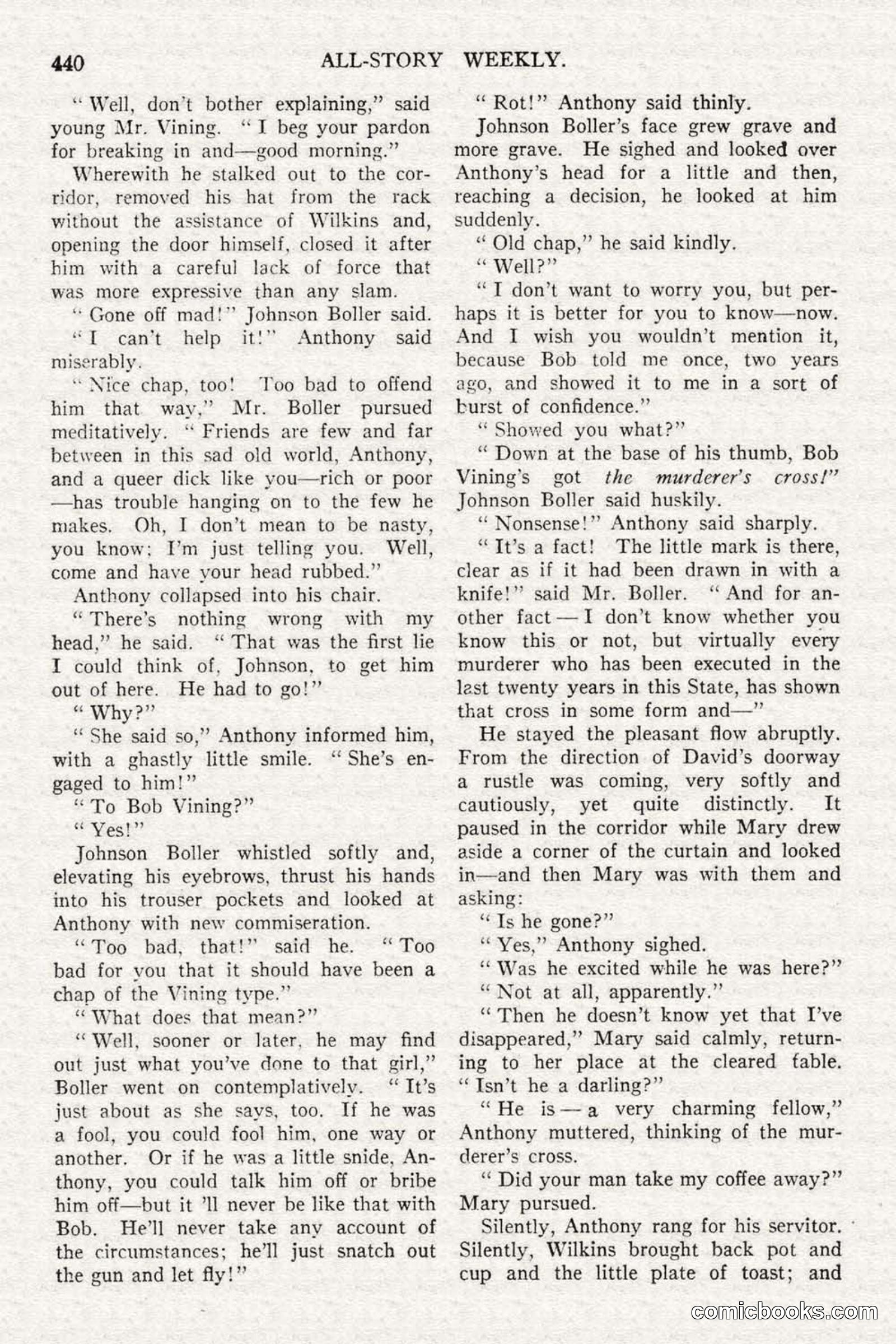 All Story Magazine, February 3, 1917 — page 98 of 196