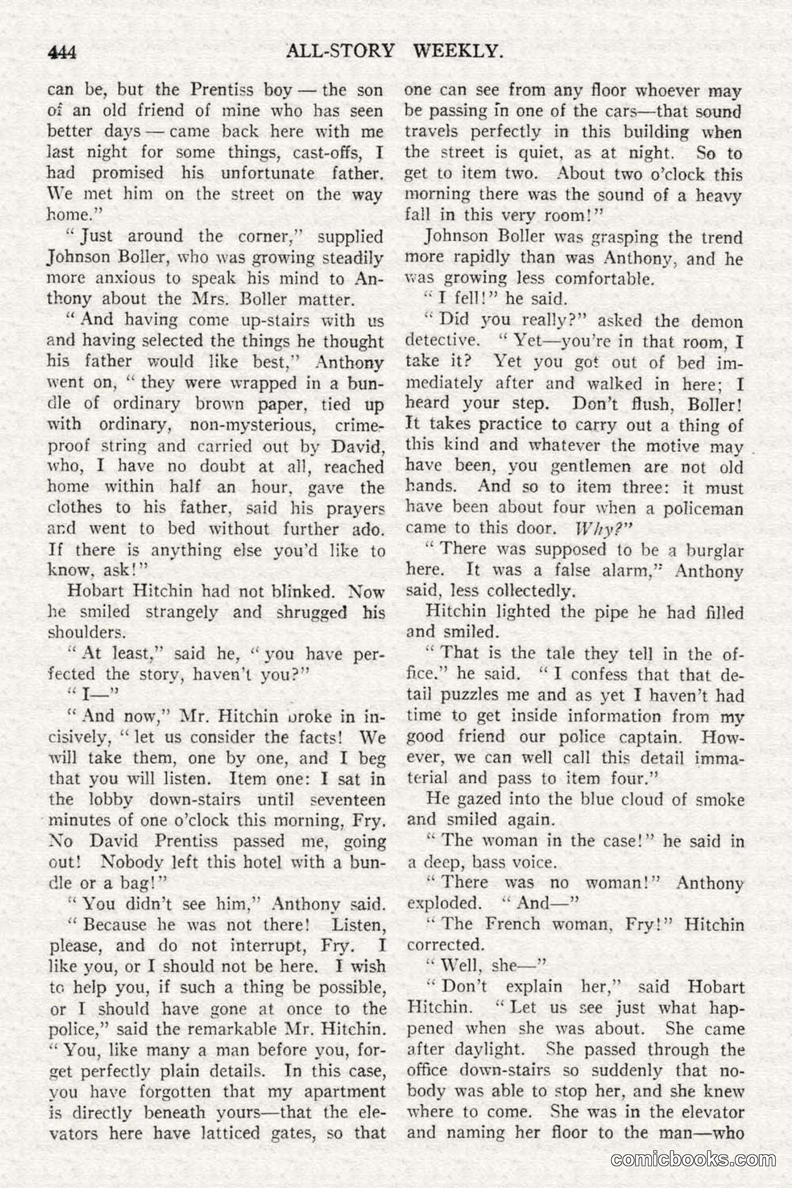 All Story Magazine, February 3, 1917 — page 102 of 196