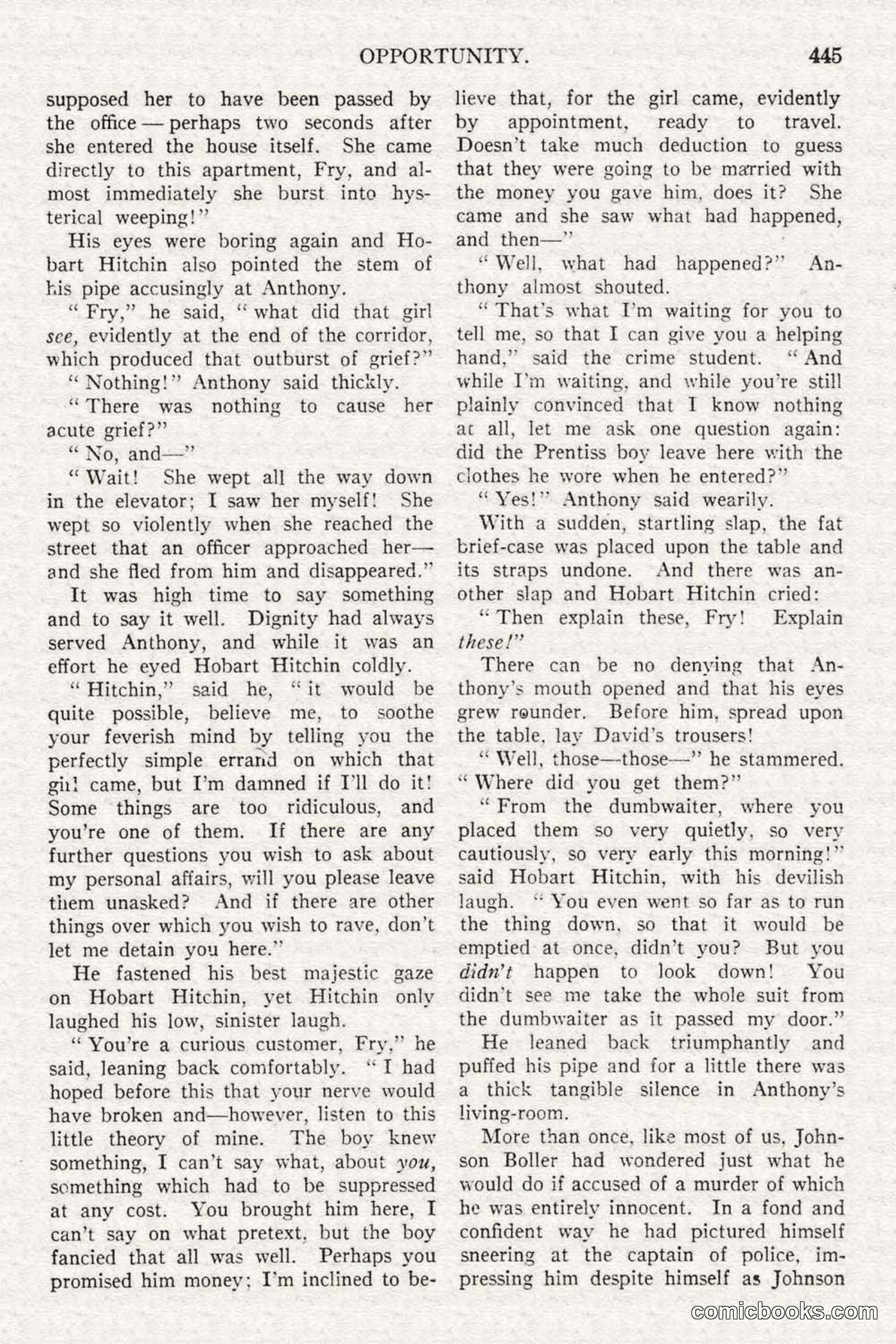 All Story Magazine, February 3, 1917 — page 103 of 196