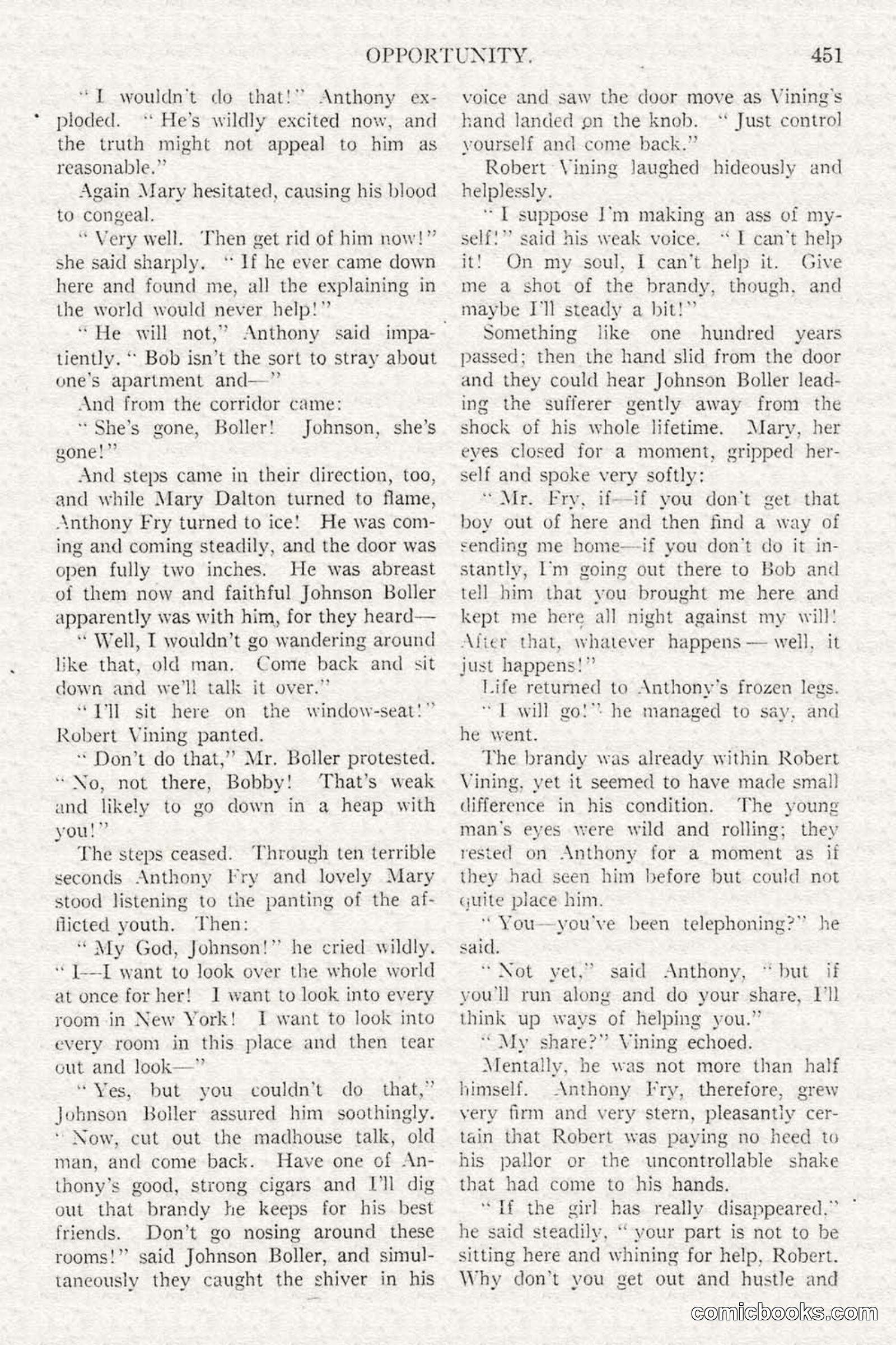 All Story Magazine, February 3, 1917 — page 109 of 196