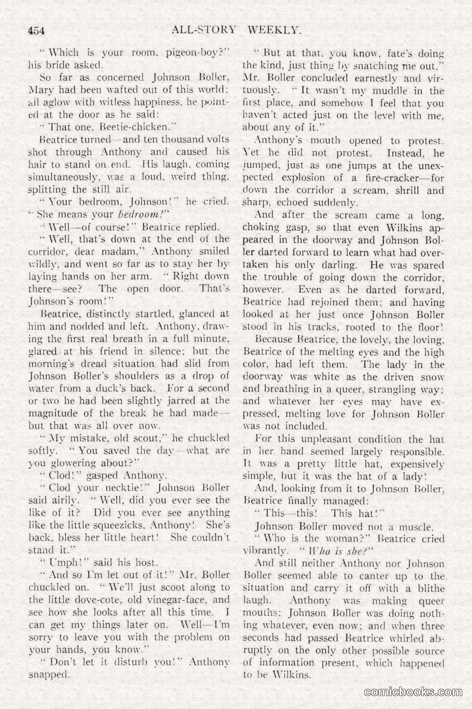 All Story Magazine, February 3, 1917 — page 112 of 196