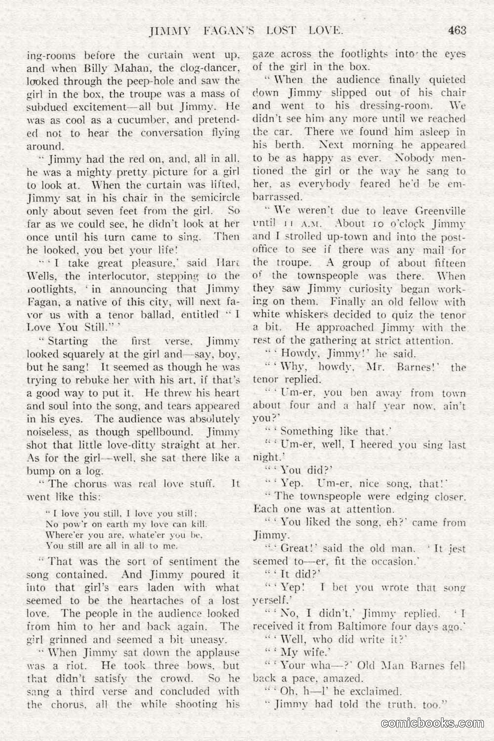 All Story Magazine, February 3, 1917 — page 121 of 196