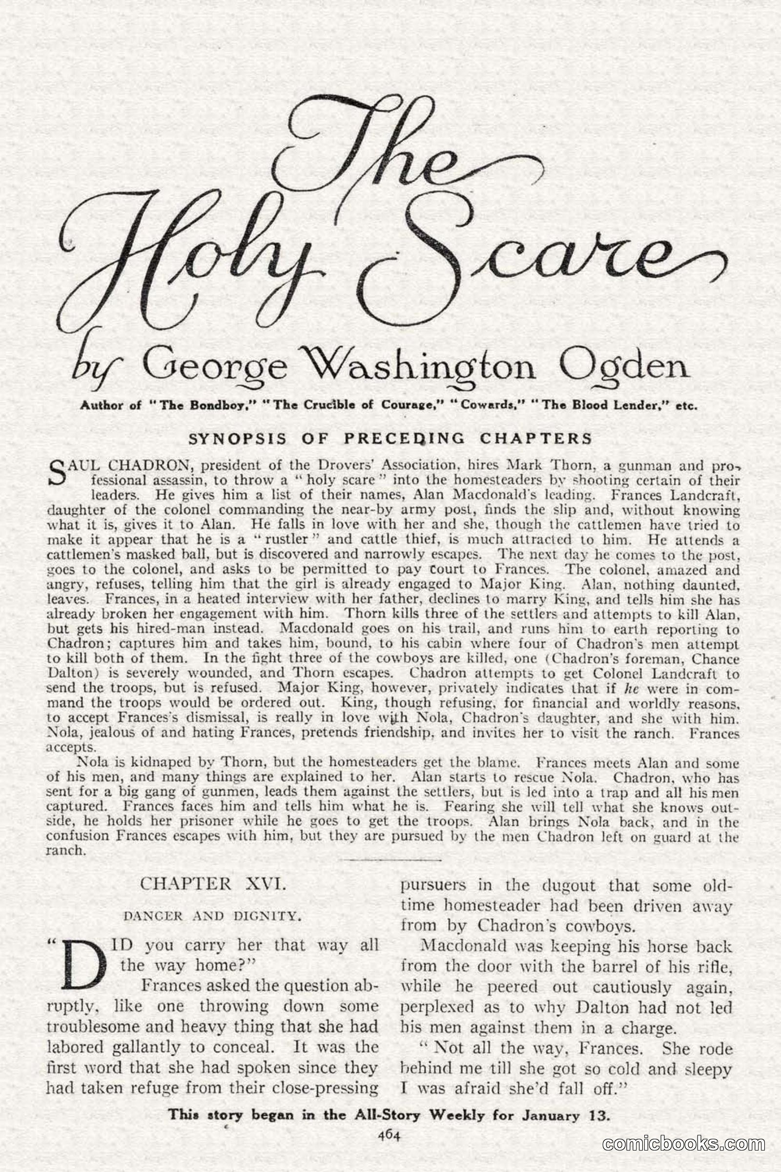 All Story Magazine, February 3, 1917 — page 122 of 196