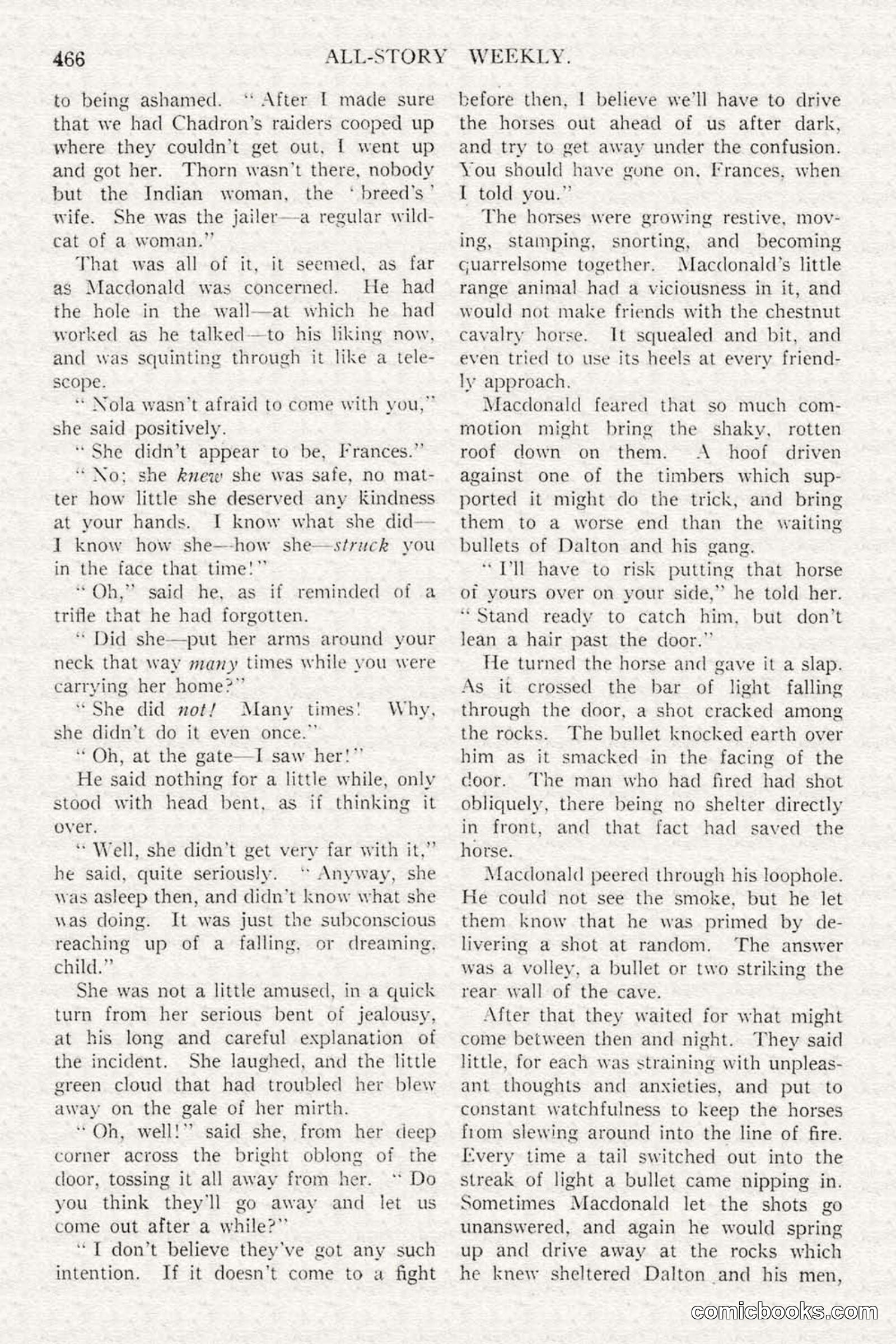 All Story Magazine, February 3, 1917 — page 124 of 196