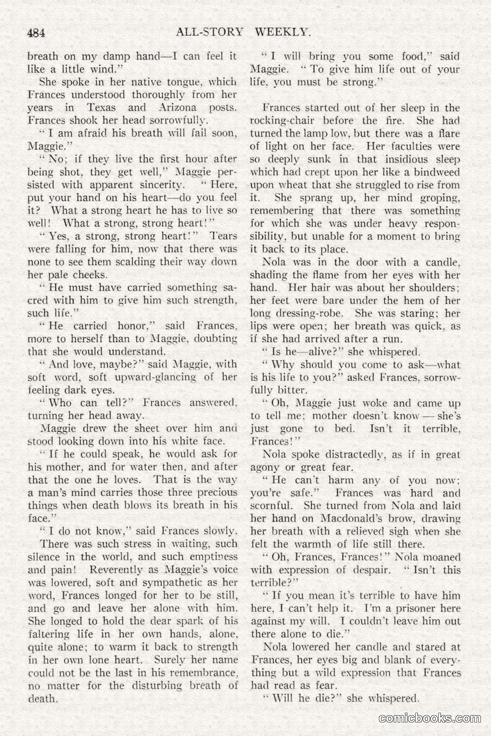All Story Magazine, February 3, 1917 — page 142 of 196