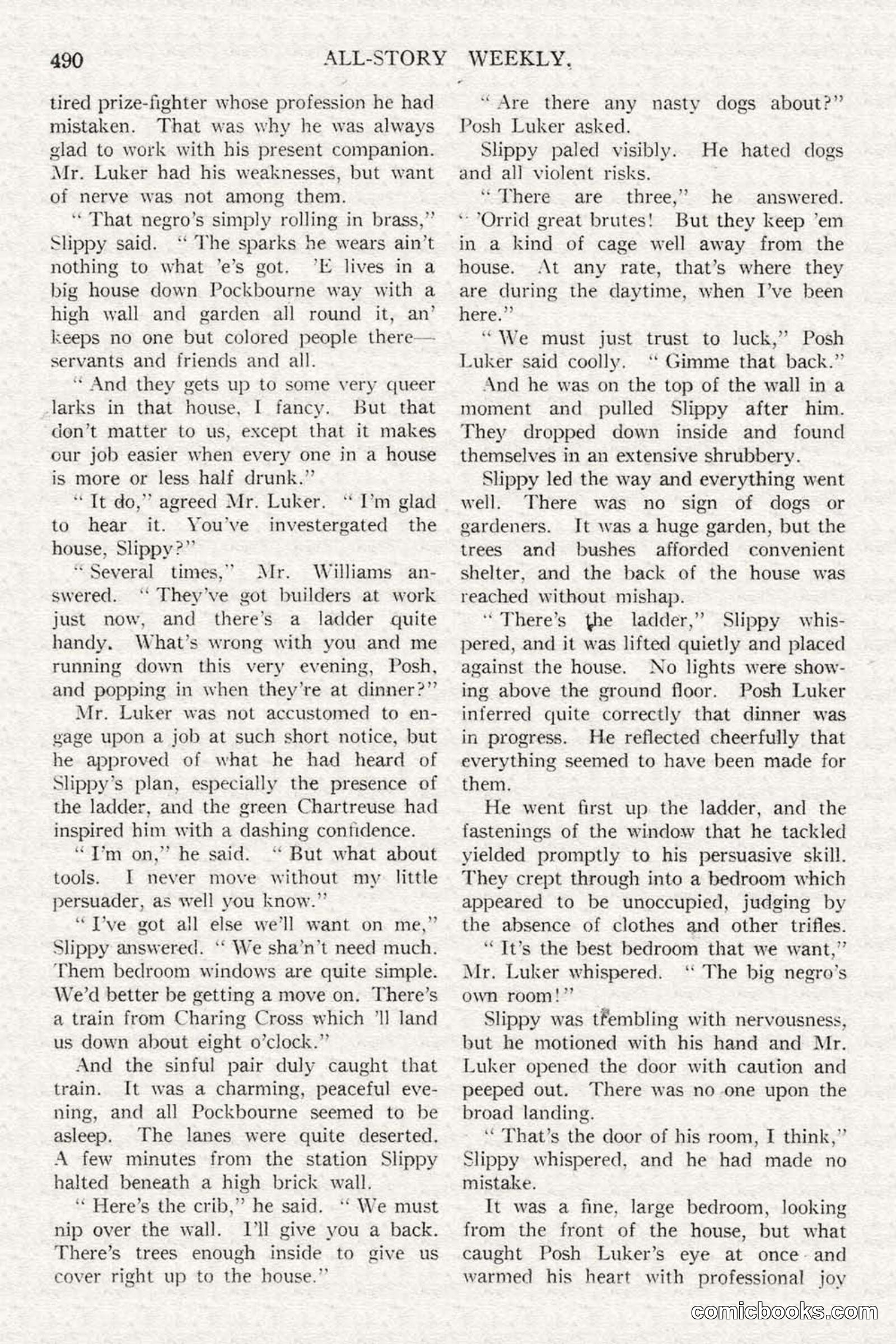 All Story Magazine, February 3, 1917 — page 148 of 196