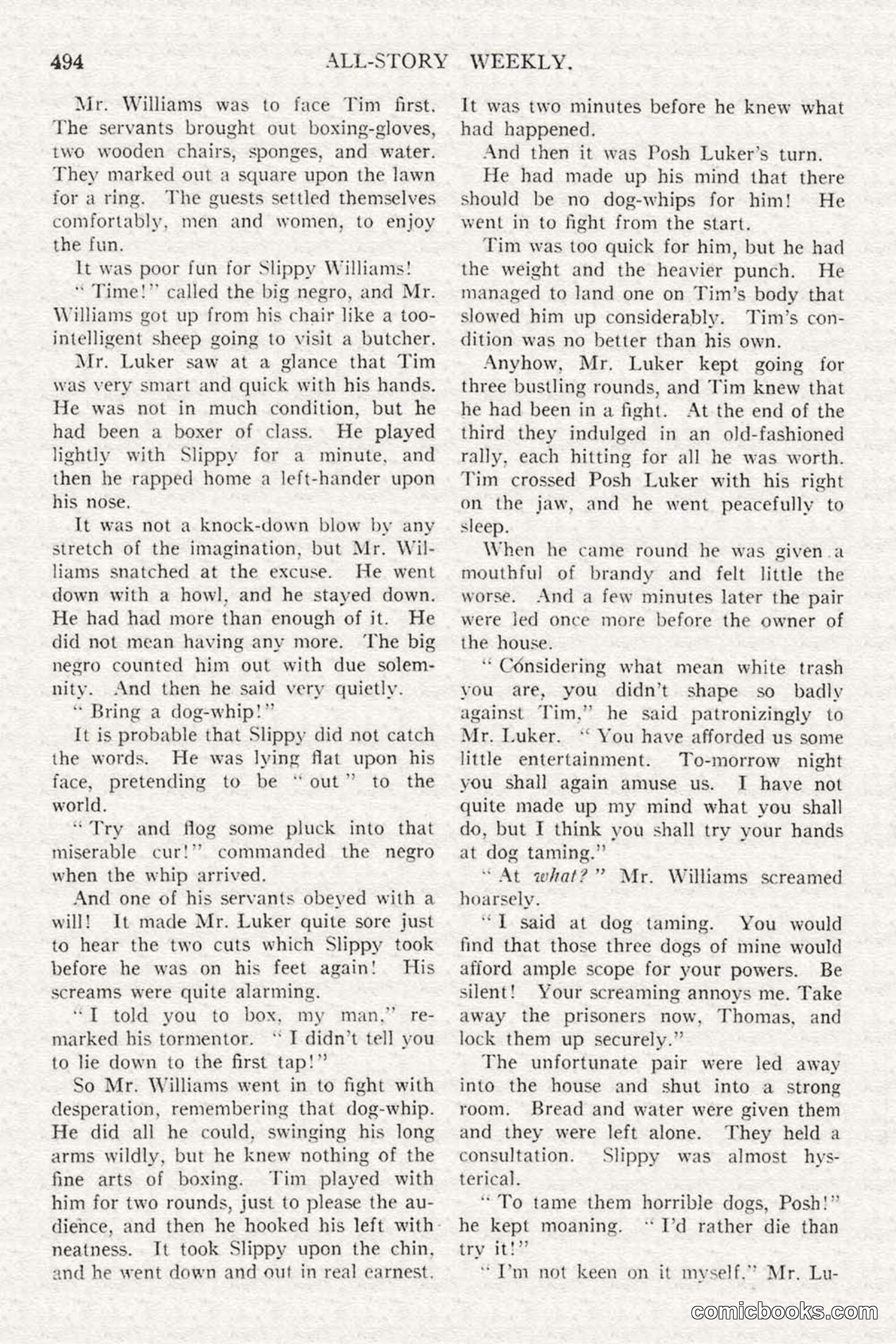 All Story Magazine, February 3, 1917 — page 152 of 196