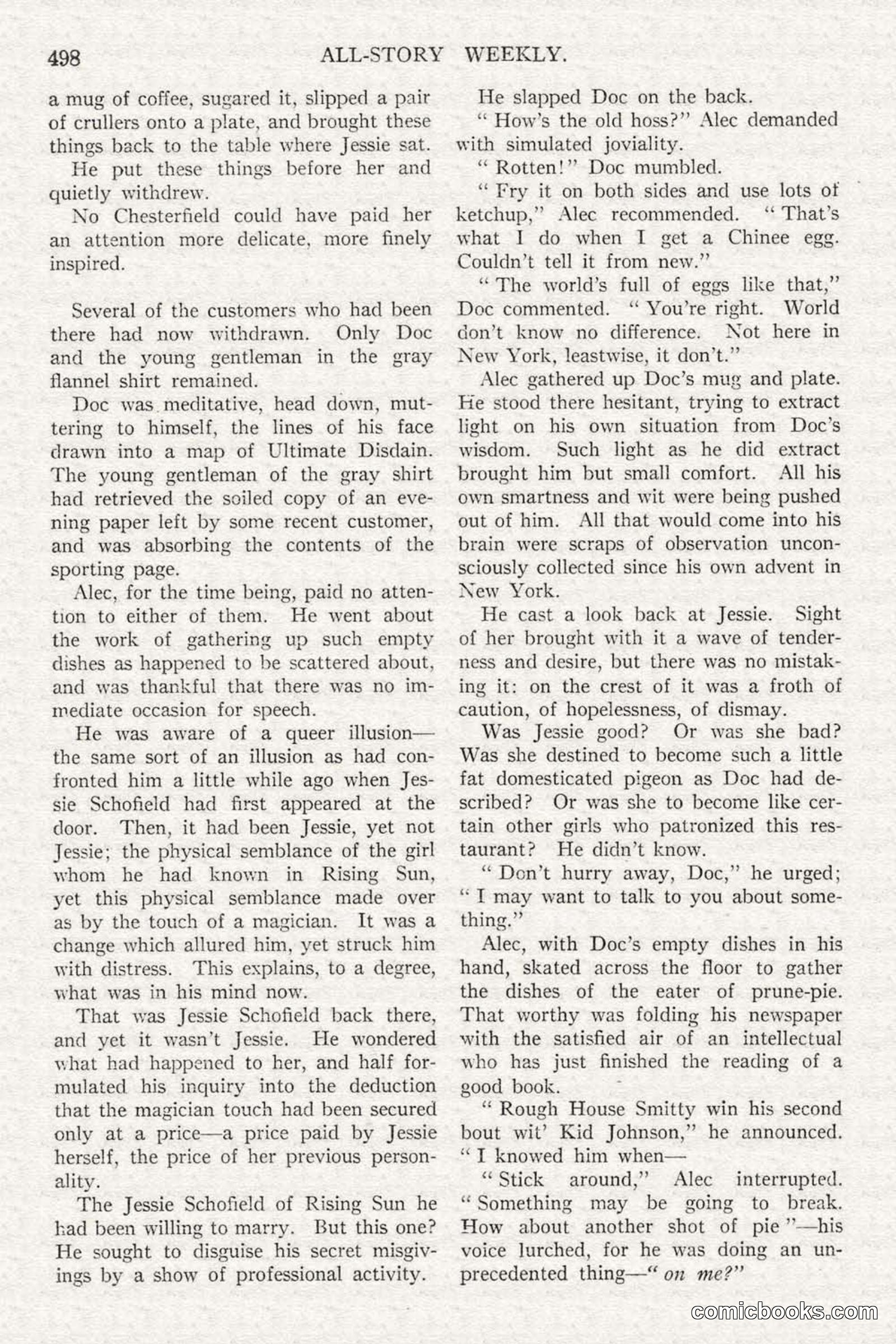 All Story Magazine, February 3, 1917 — page 156 of 196