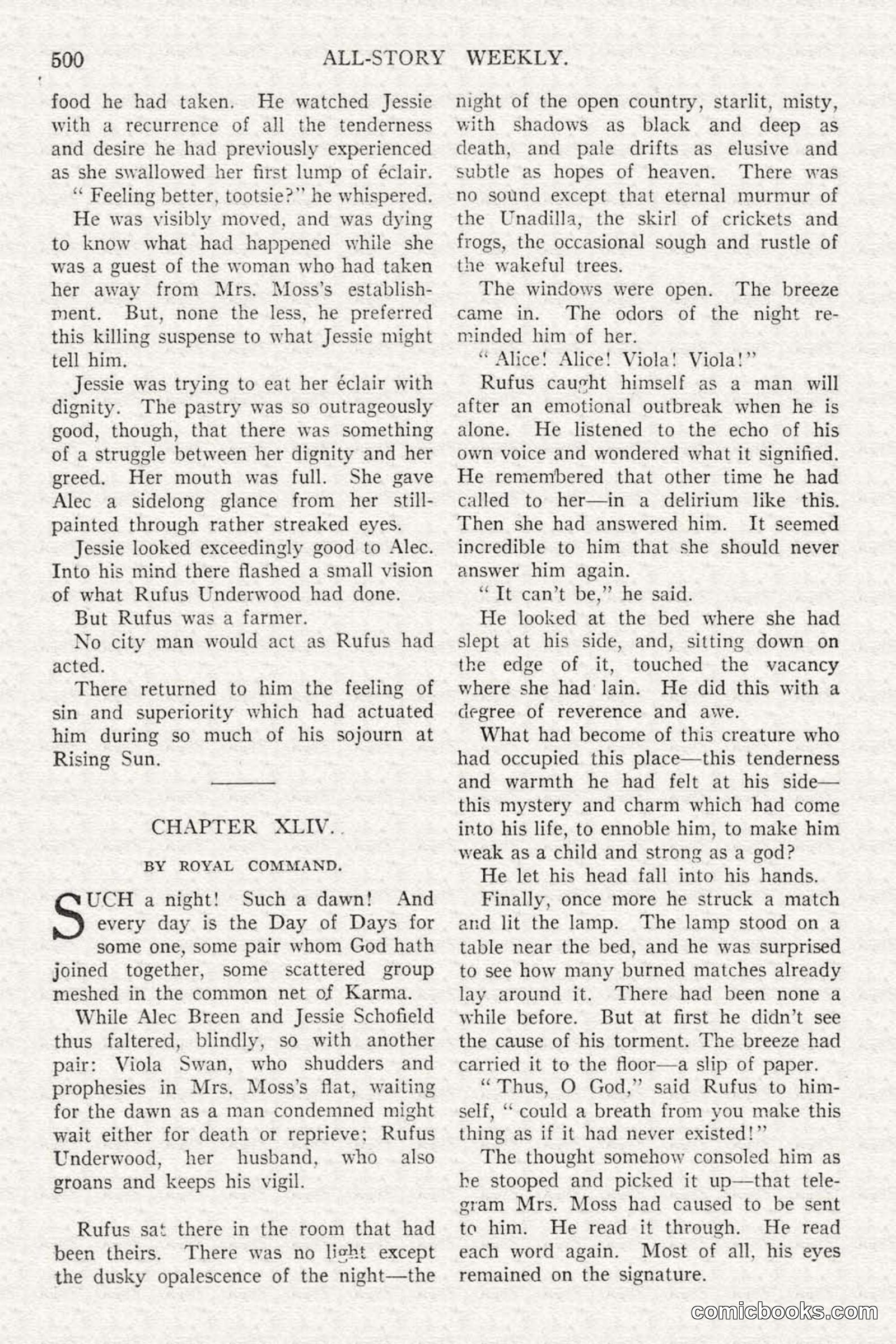 All Story Magazine, February 3, 1917 — page 158 of 196