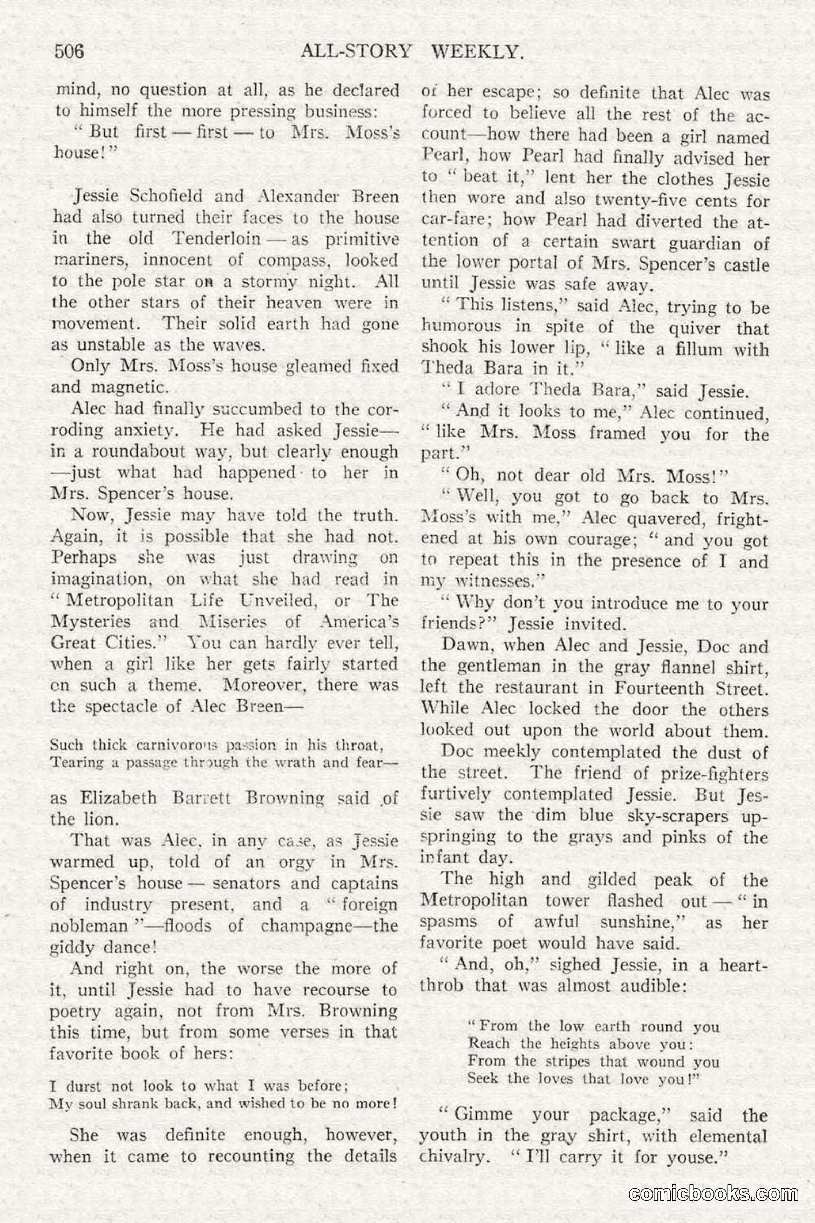 All Story Magazine, February 3, 1917 — page 164 of 196