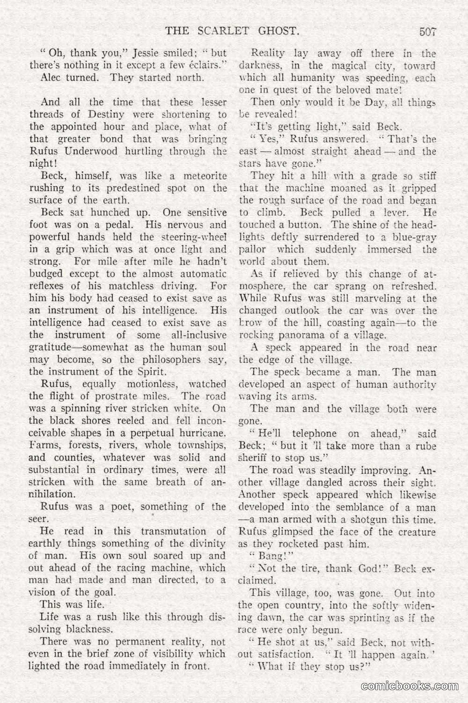 All Story Magazine, February 3, 1917 — page 165 of 196
