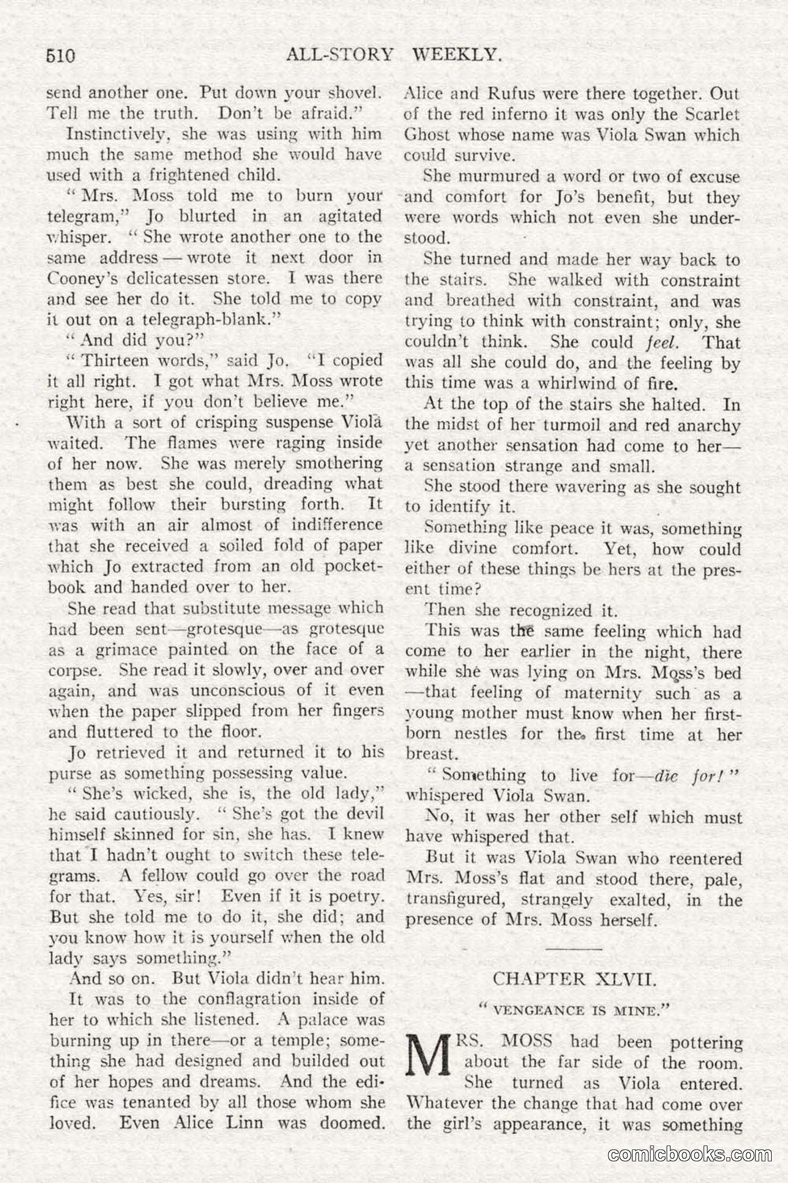 All Story Magazine, February 3, 1917 — page 168 of 196