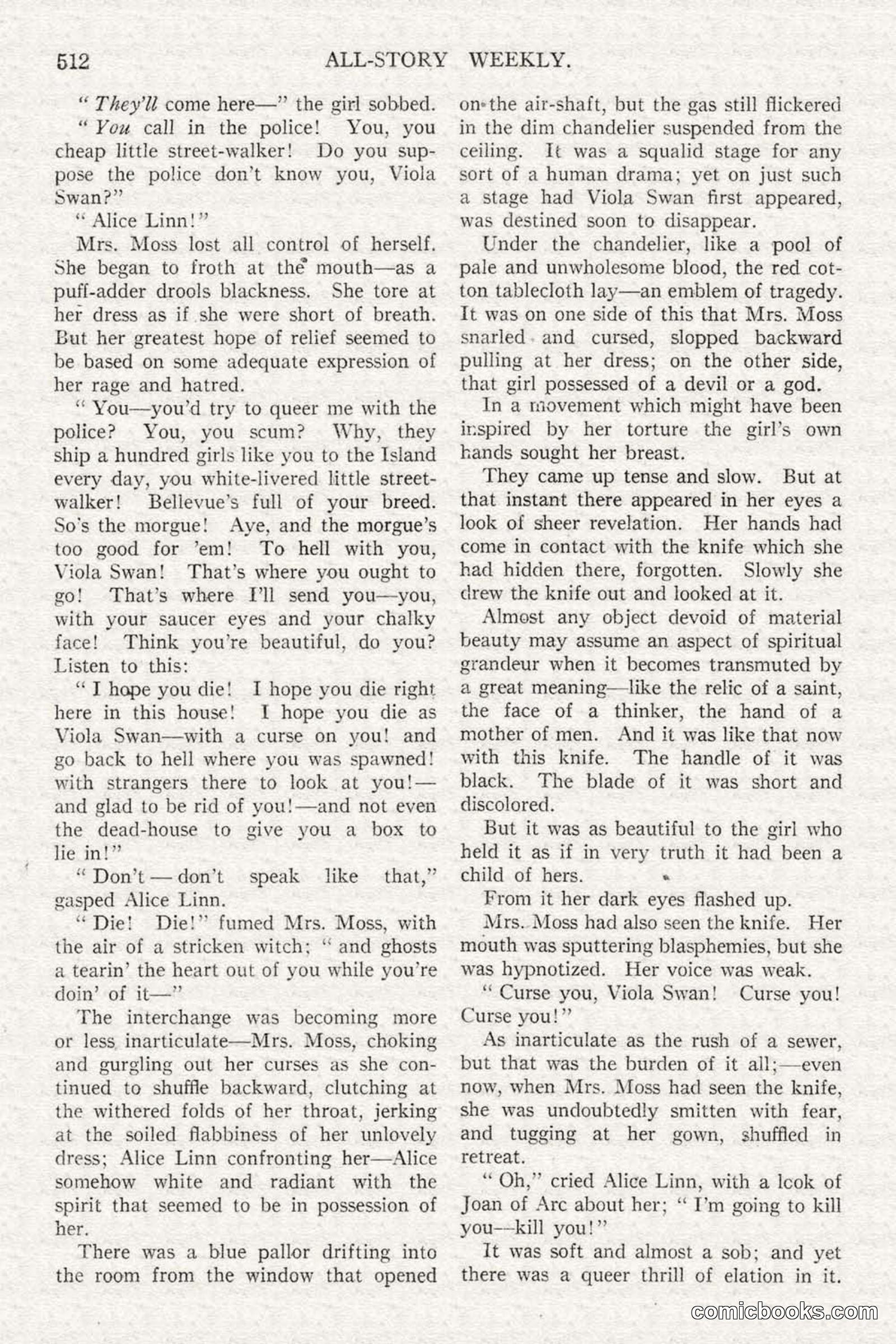 All Story Magazine, February 3, 1917 — page 170 of 196