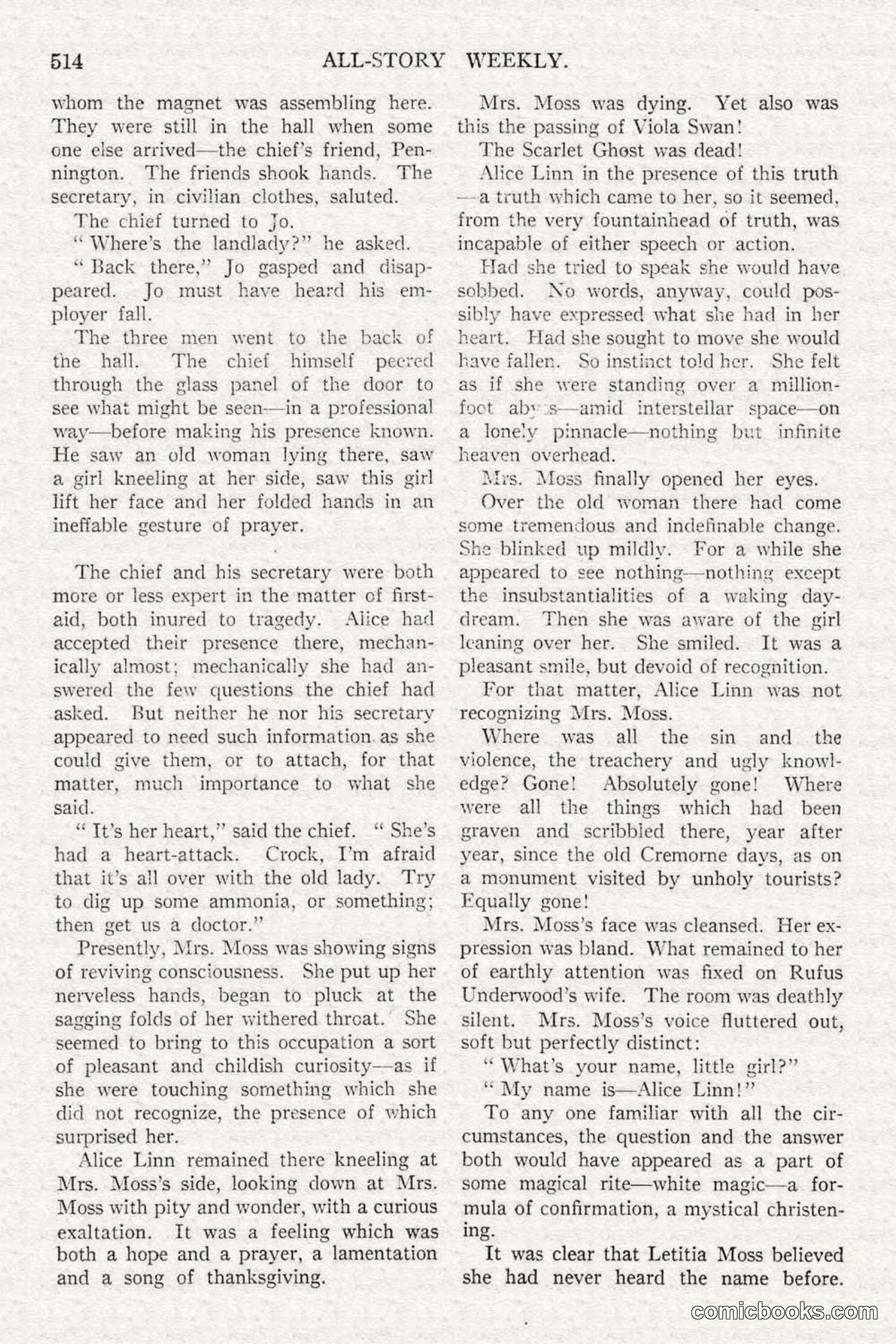 All Story Magazine, February 3, 1917 — page 172 of 196