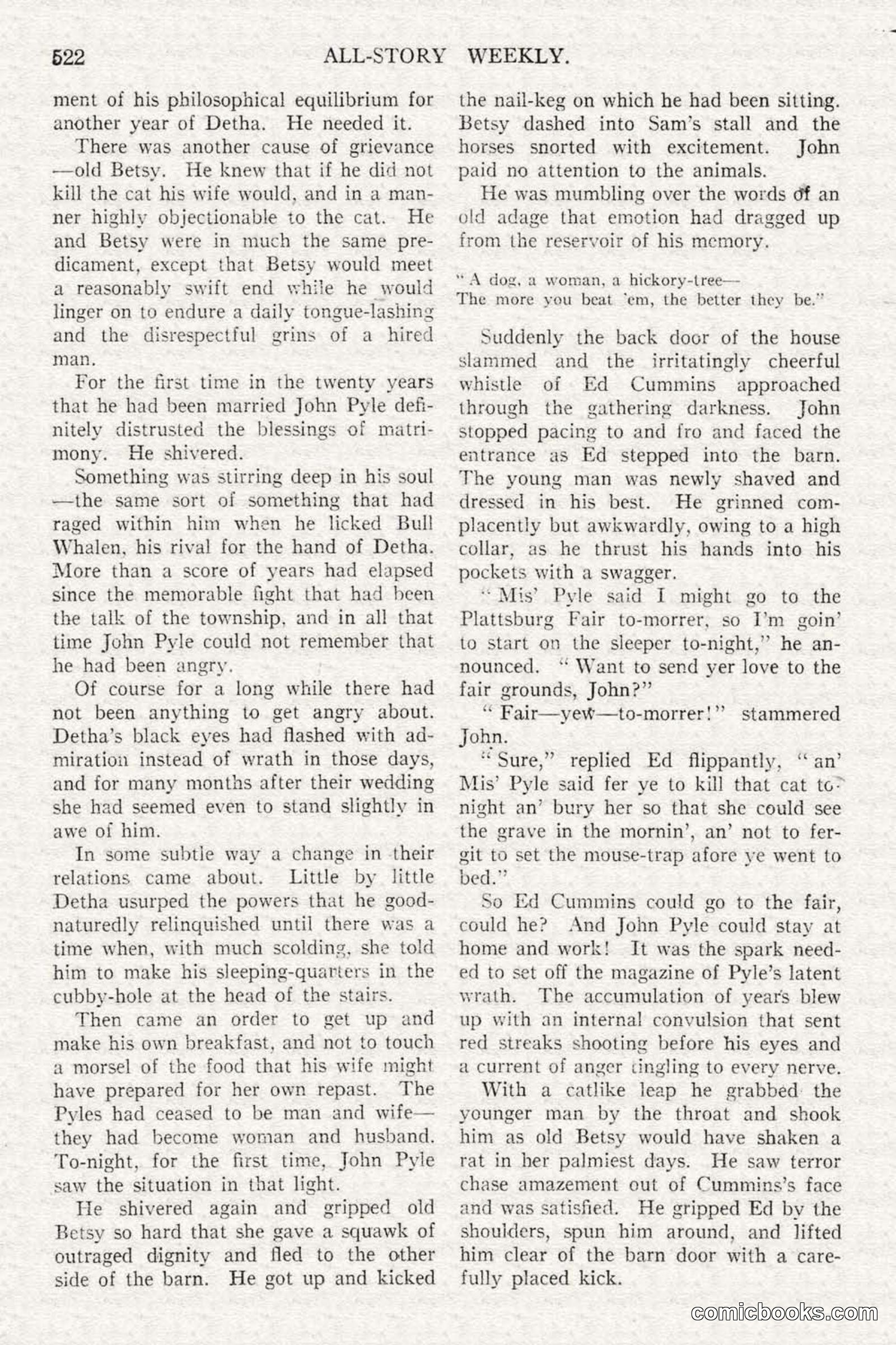All Story Magazine, February 3, 1917 — page 180 of 196