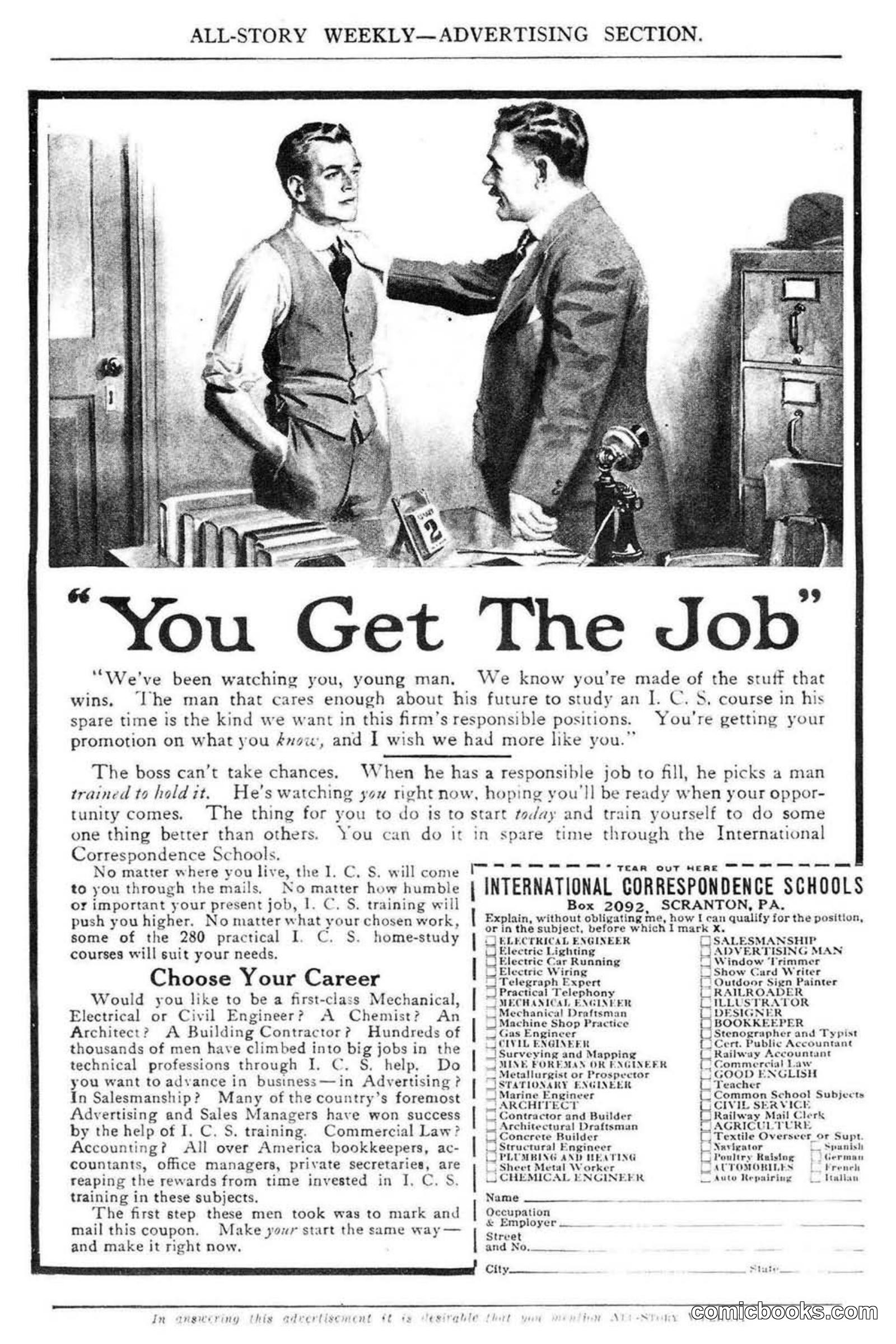 All Story Magazine, February 3, 1917 — page 189 of 196