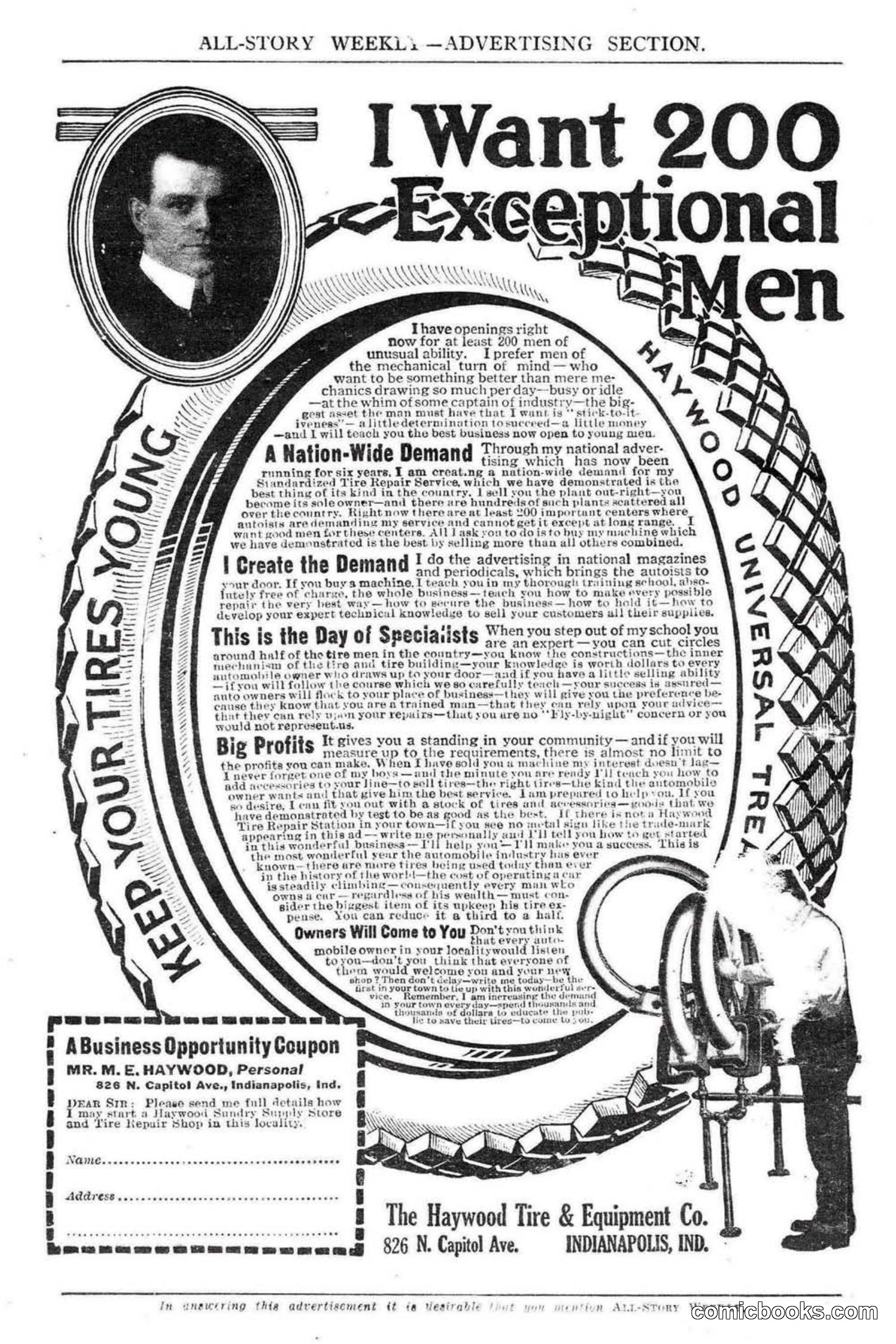 All Story Magazine, February 3, 1917 — page 194 of 196