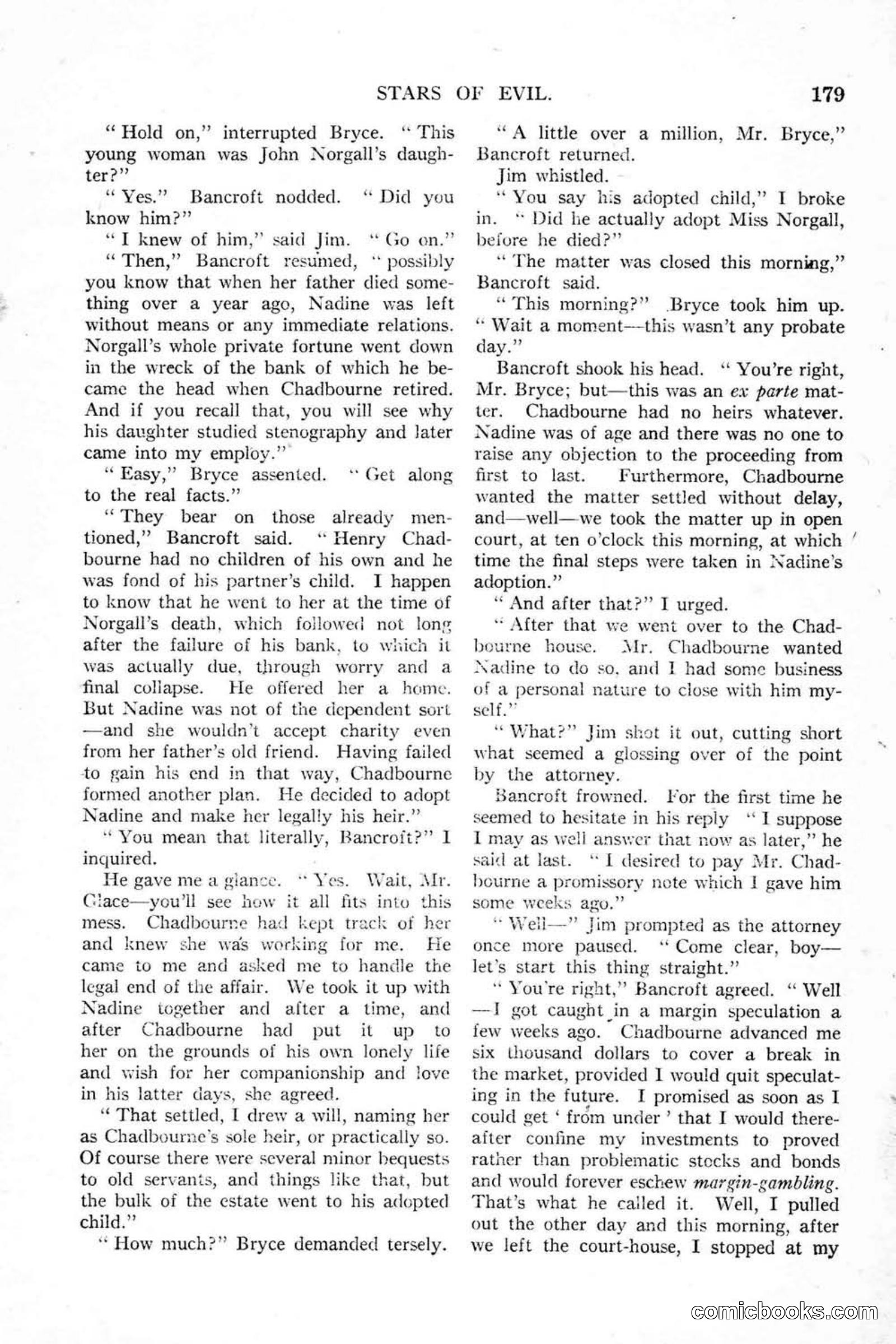 All Story Magazine, January 25, 1919 — page 13 of 188