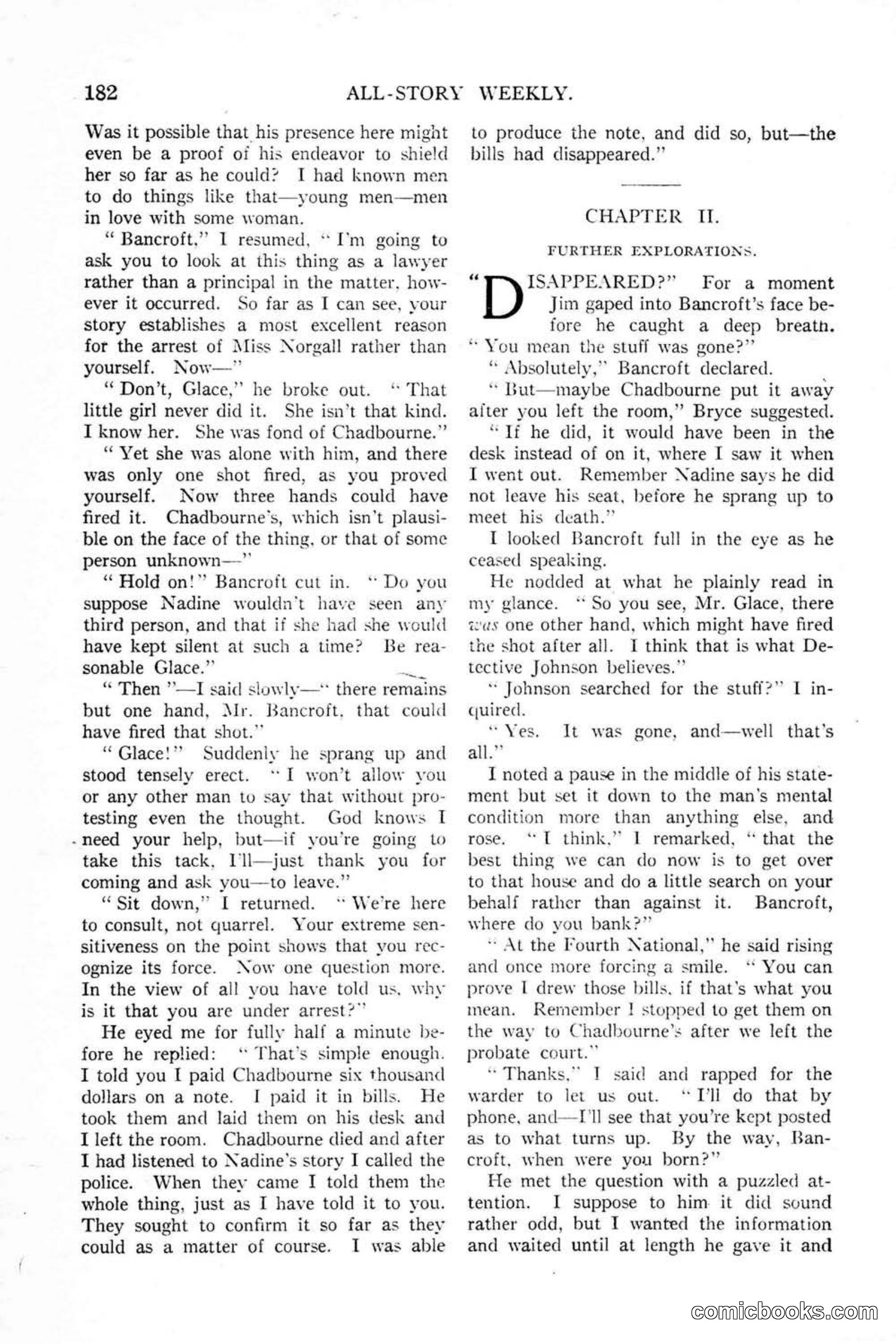 All Story Magazine, January 25, 1919 — page 16 of 188