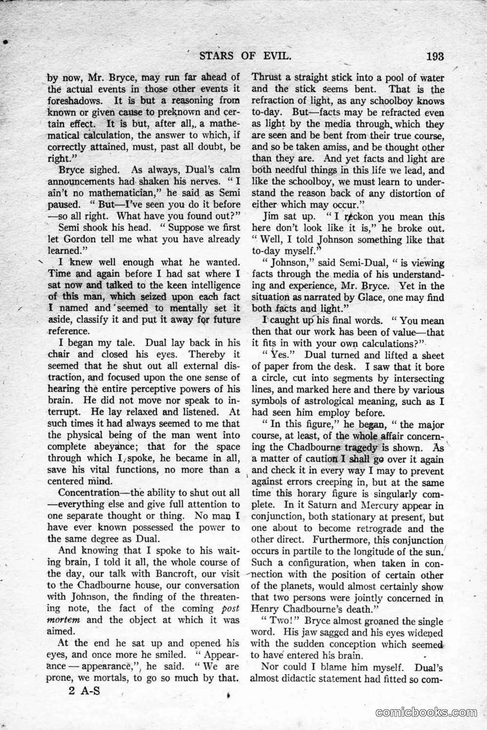 All Story Magazine, January 25, 1919 — page 27 of 188