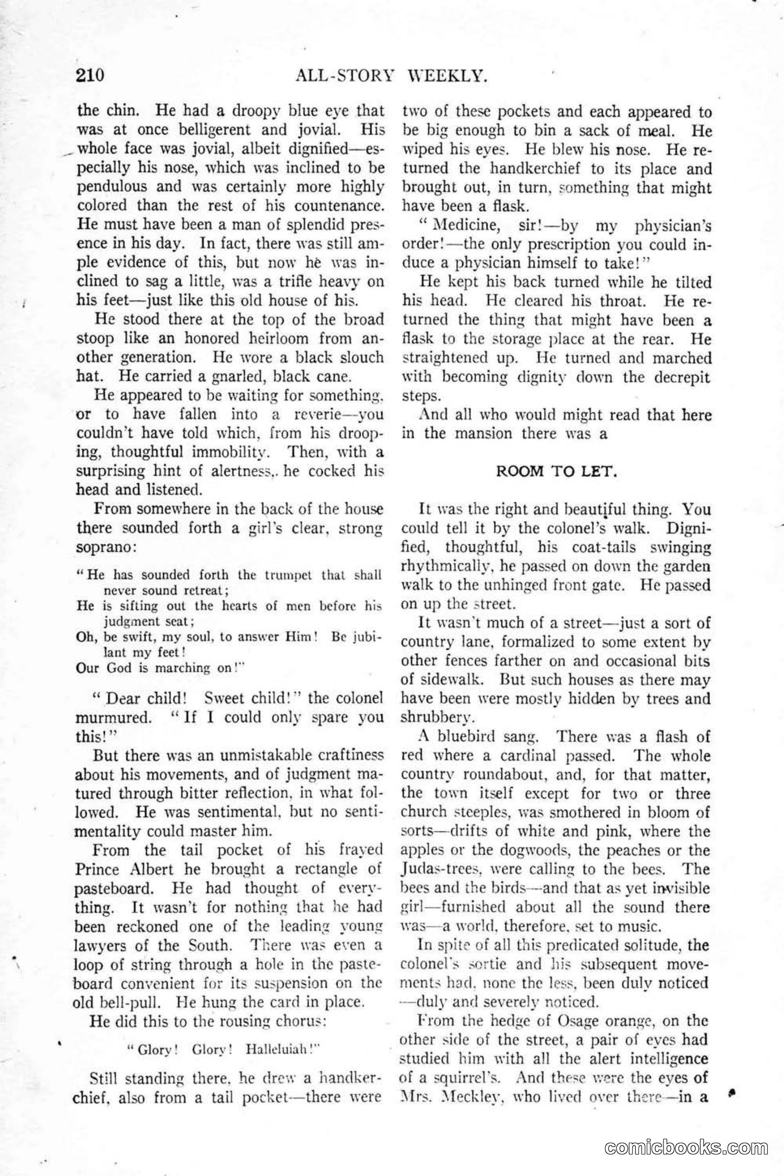 All Story Magazine, January 25, 1919 — page 44 of 188