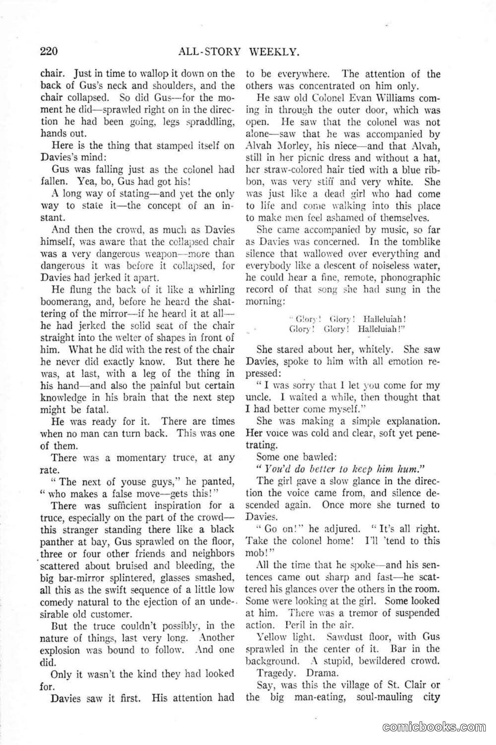 All Story Magazine, January 25, 1919 — page 54 of 188