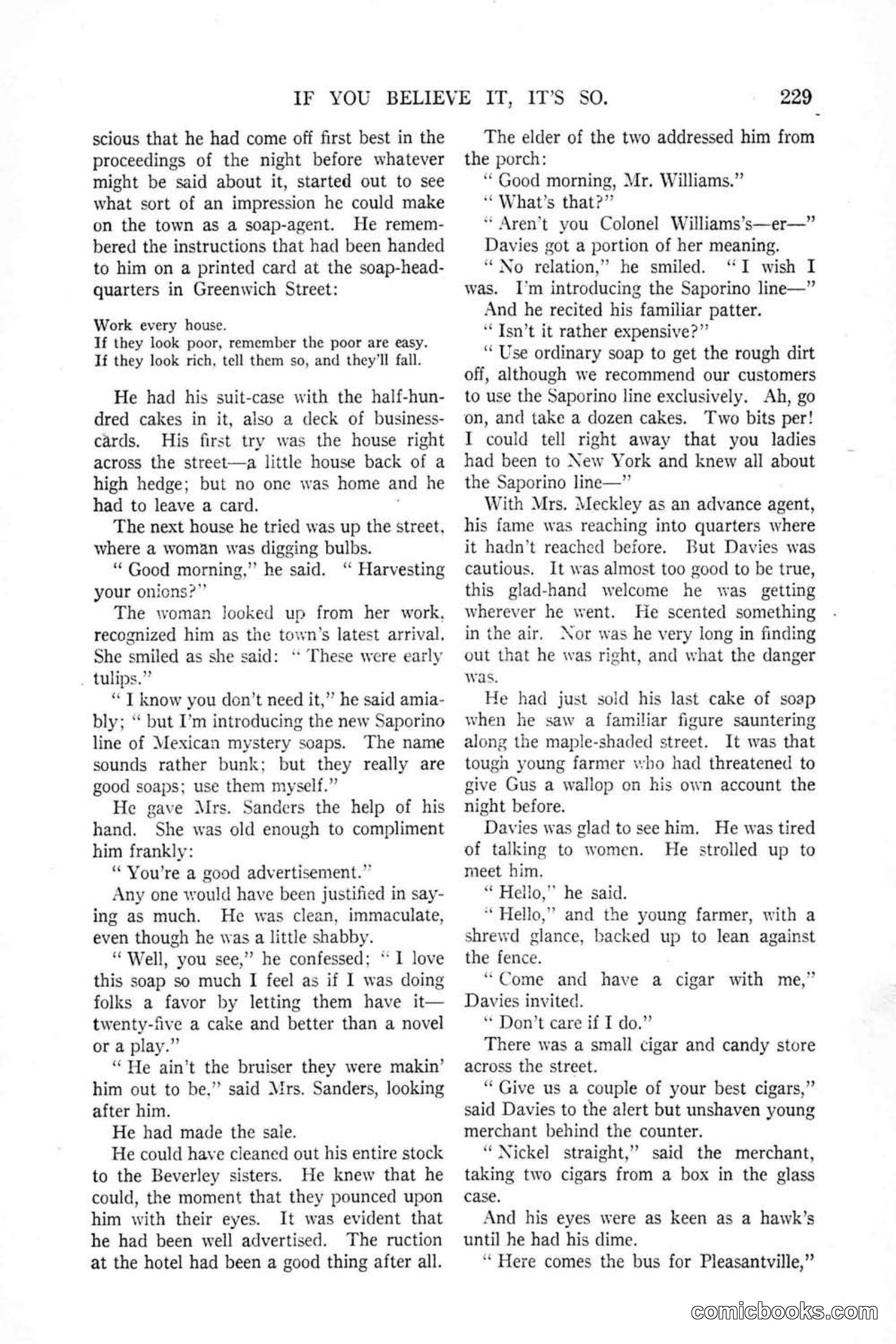 All Story Magazine, January 25, 1919 — page 63 of 188