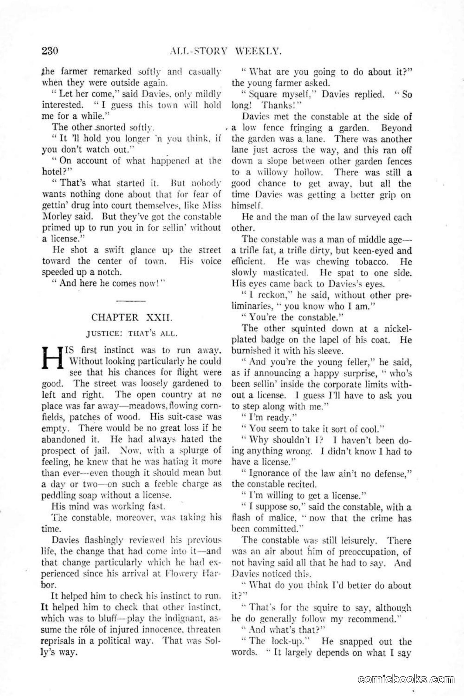 All Story Magazine, January 25, 1919 — page 64 of 188