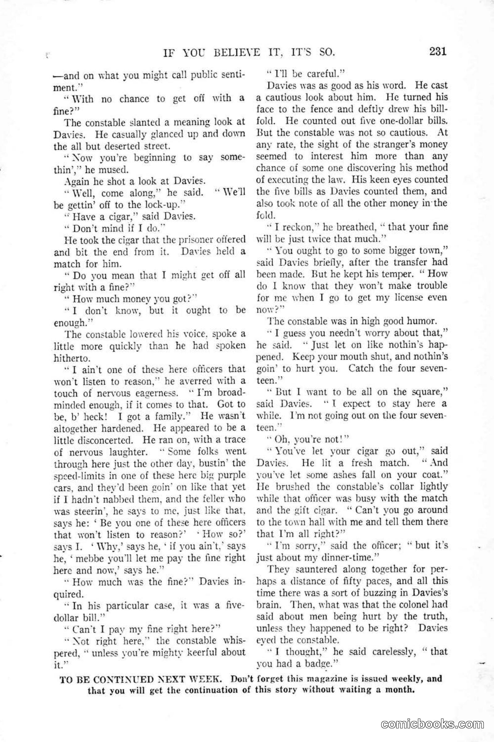 All Story Magazine, January 25, 1919 — page 65 of 188