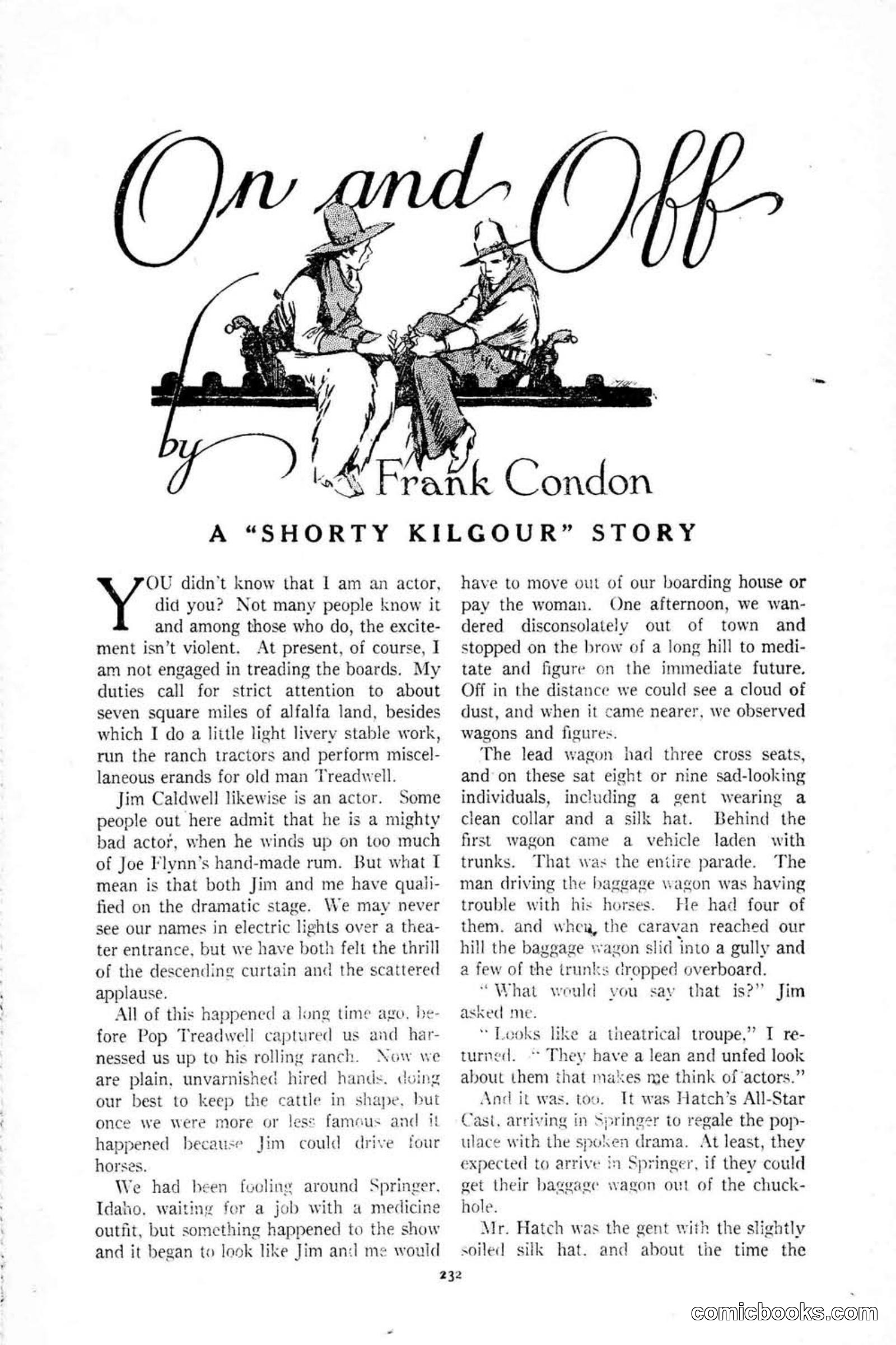 All Story Magazine, January 25, 1919 — page 66 of 188