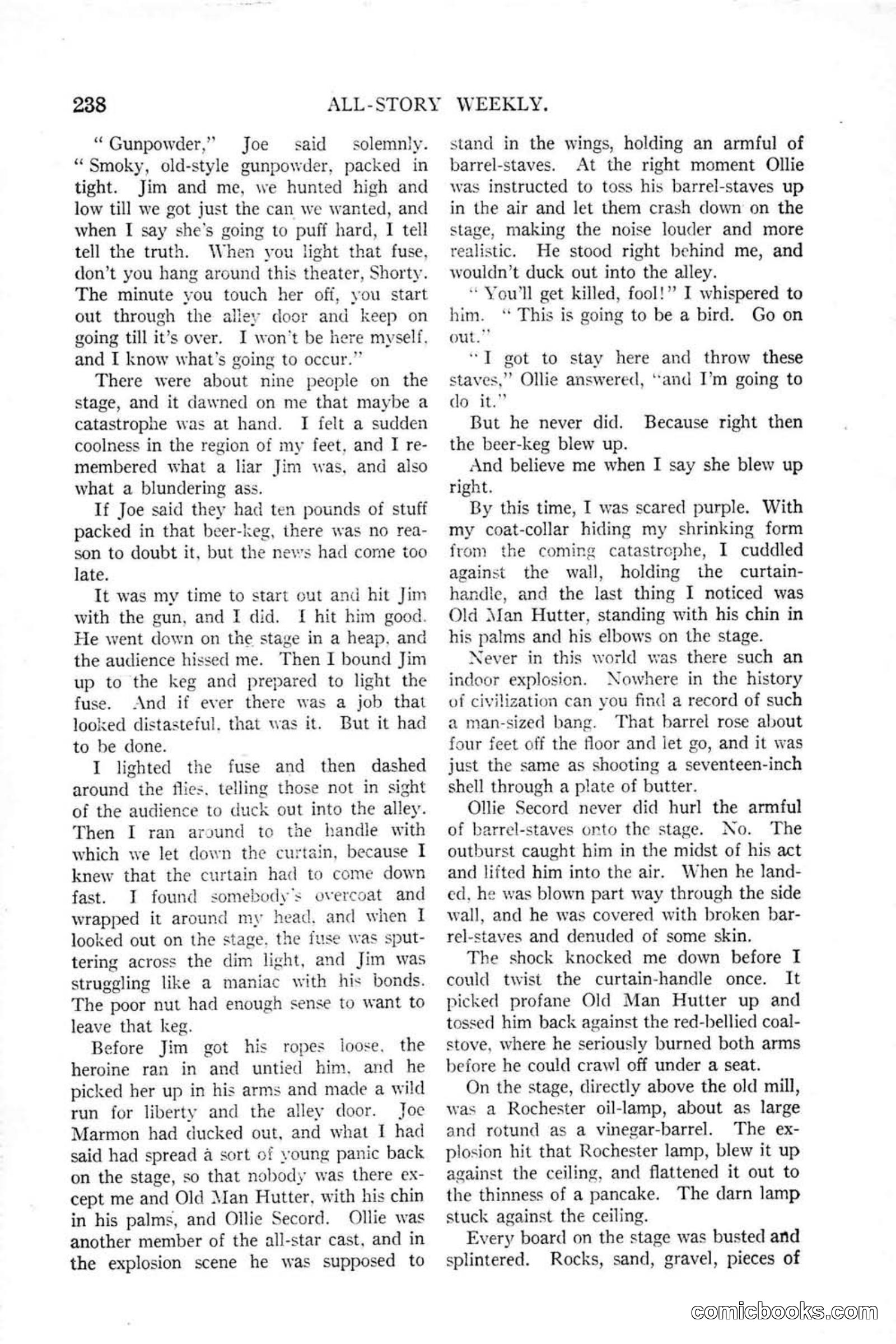 All Story Magazine, January 25, 1919 — page 72 of 188