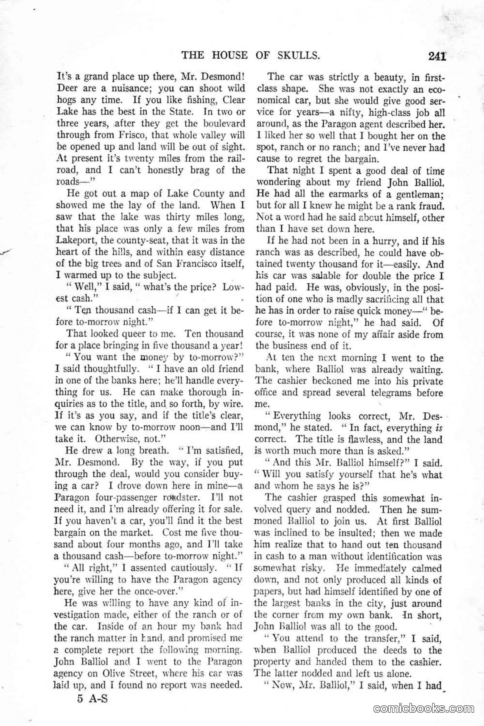 All Story Magazine, January 25, 1919 — page 75 of 188