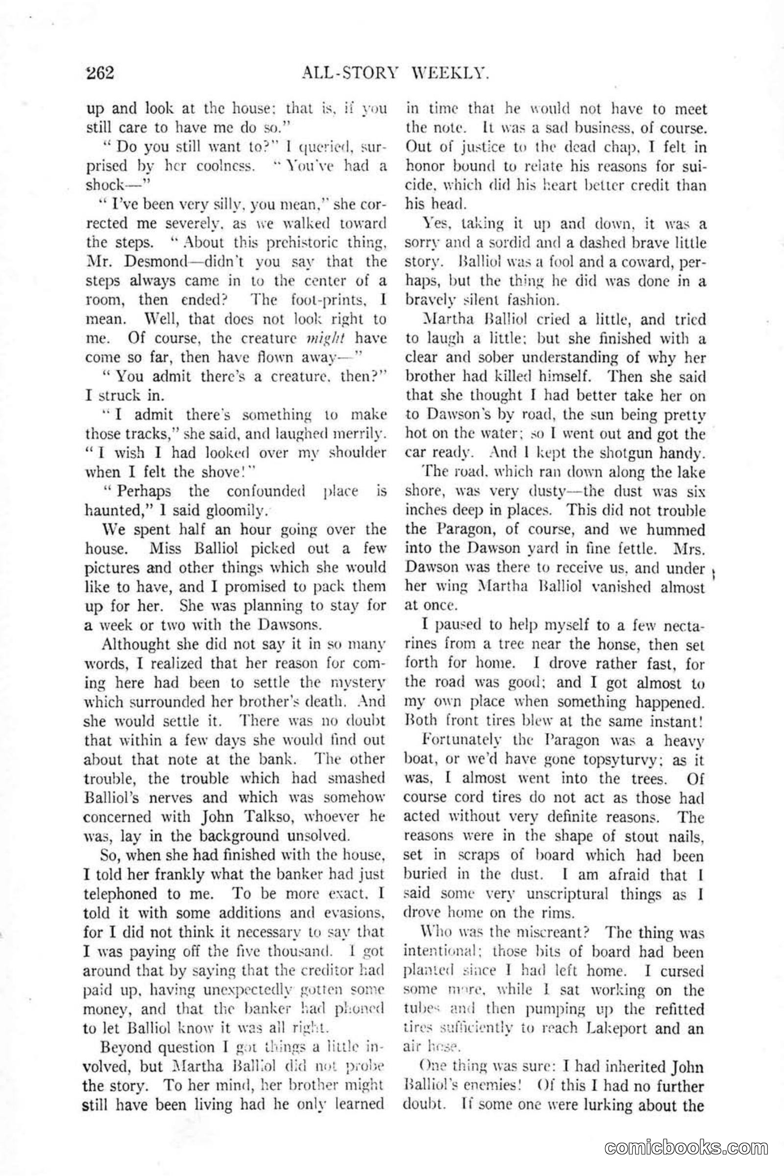 All Story Magazine, January 25, 1919 — page 96 of 188