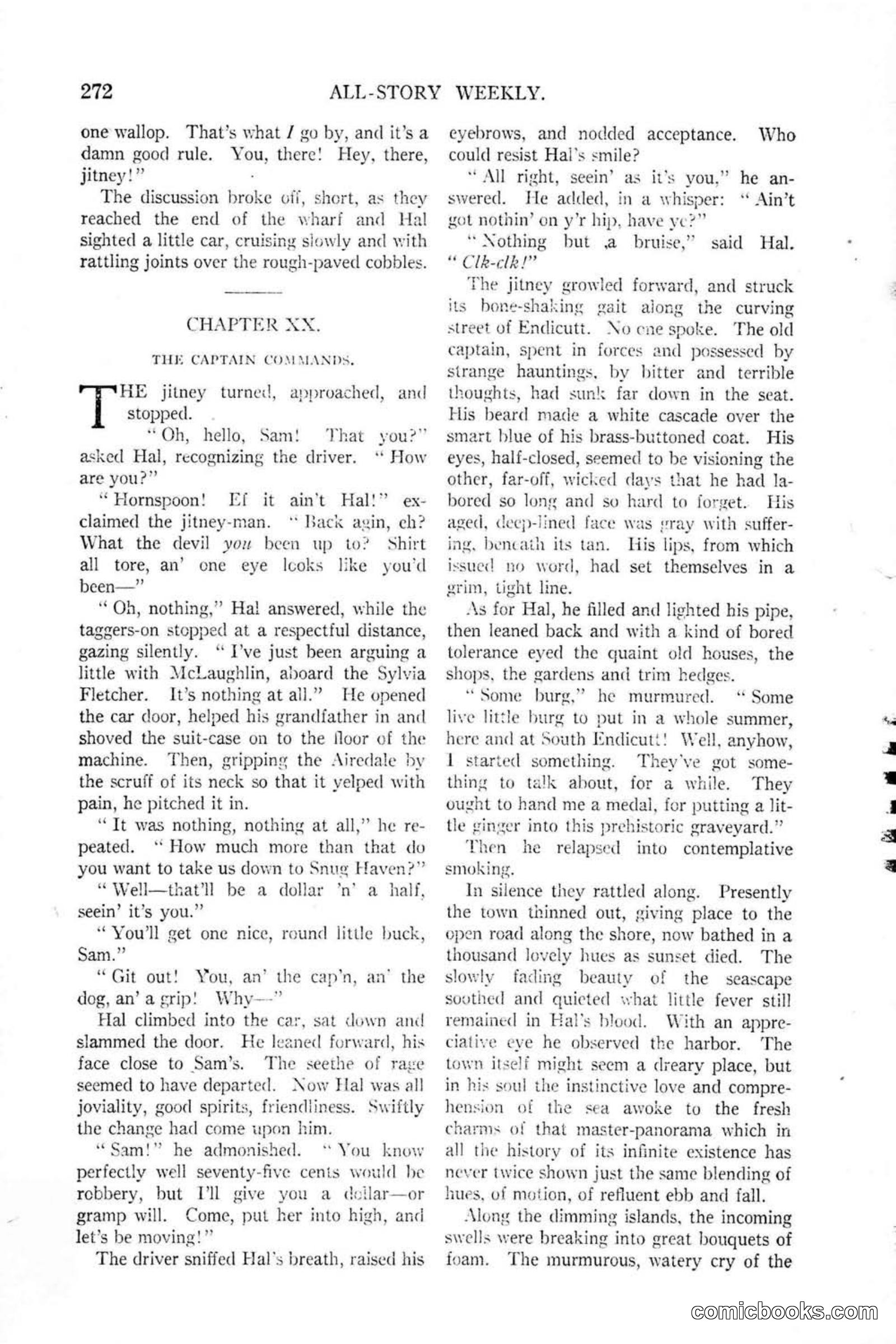 All Story Magazine, January 25, 1919 — page 106 of 188