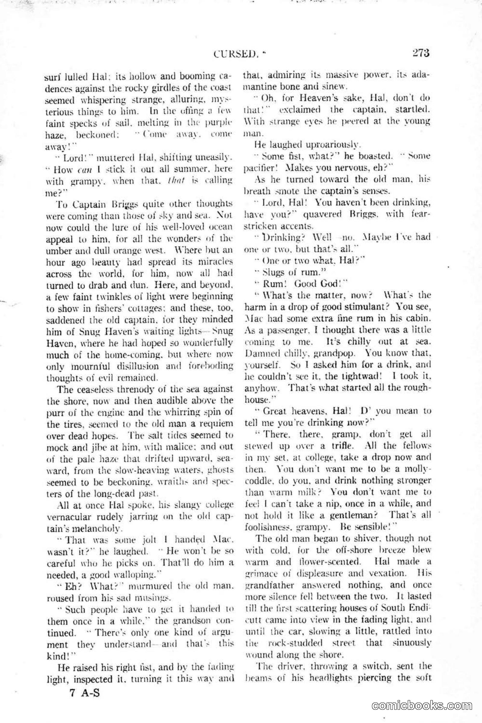 All Story Magazine, January 25, 1919 — page 107 of 188