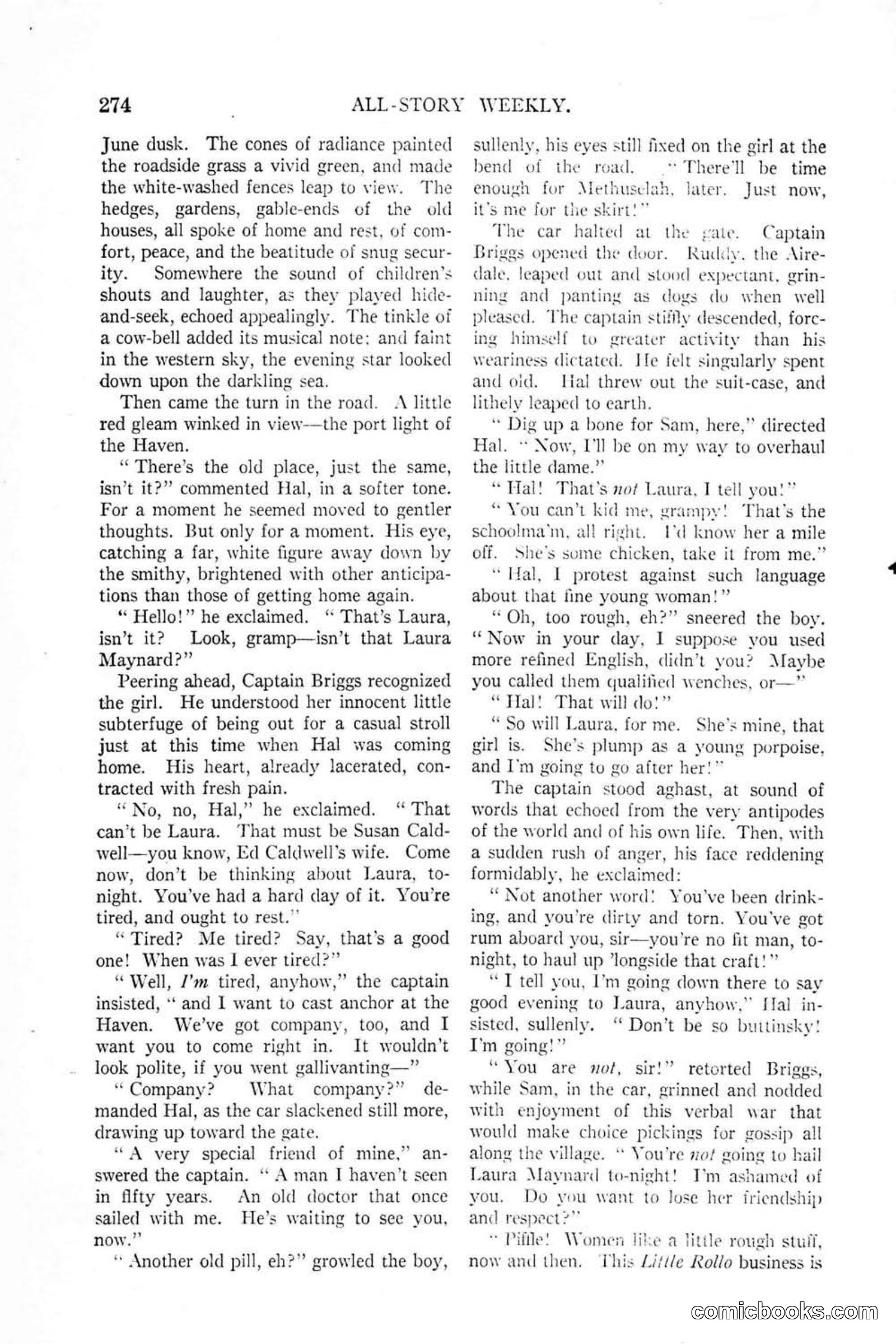All Story Magazine, January 25, 1919 — page 108 of 188