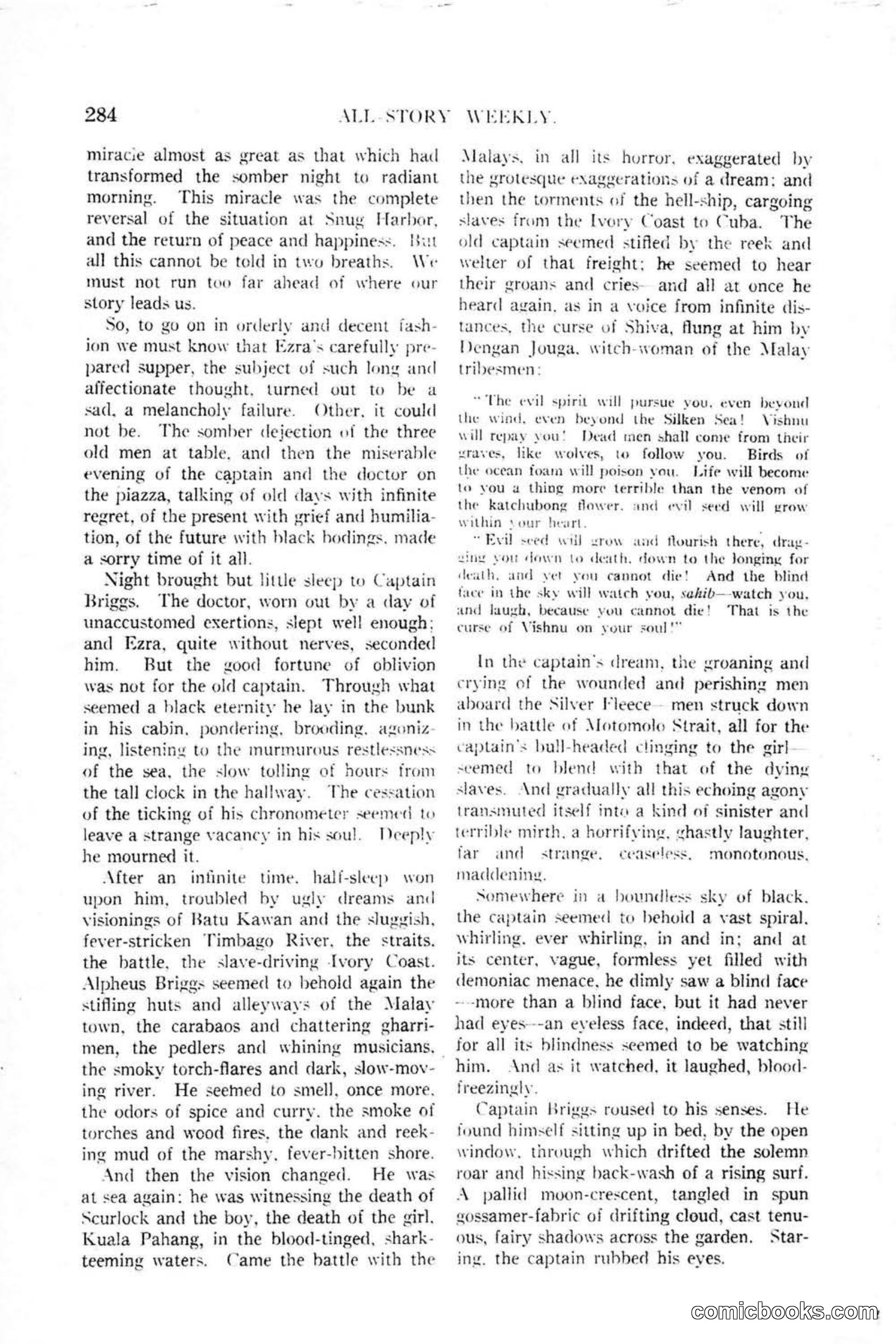 All Story Magazine, January 25, 1919 — page 118 of 188