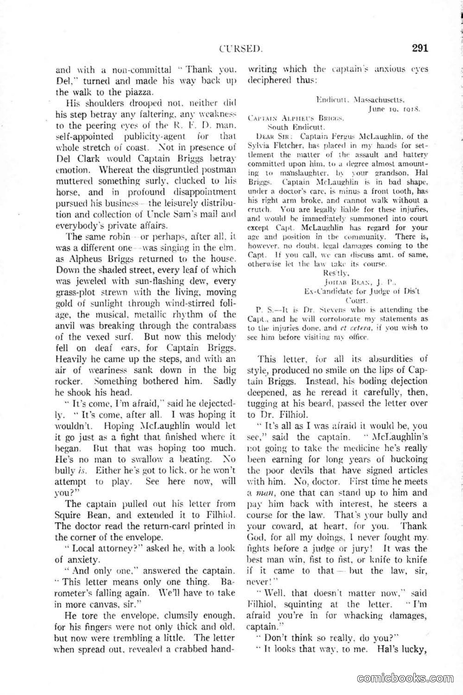All Story Magazine, January 25, 1919 — page 125 of 188